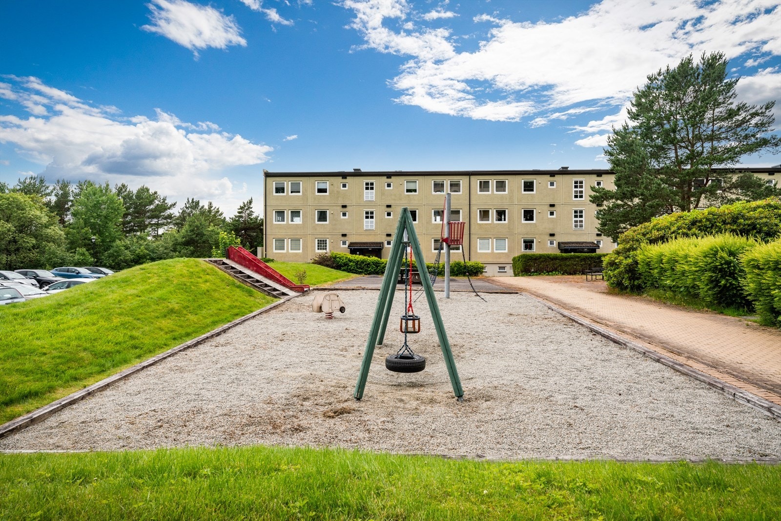 - Borettslaget har flotte fellesarealer til glede for store og små - Galleribilde
