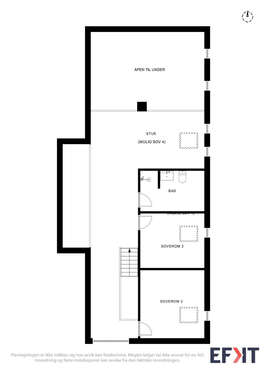 Plantegning 2. etg Galleribilde