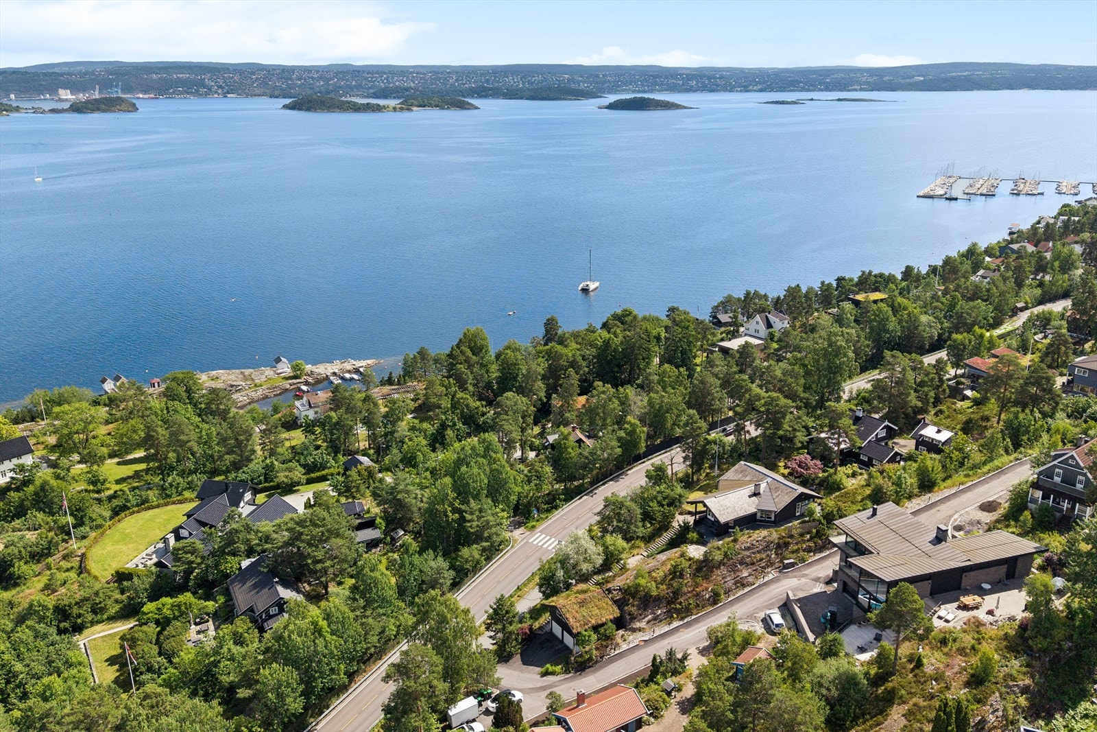 Oversikt over nærområdet og Oslofjorden. Galleribilde