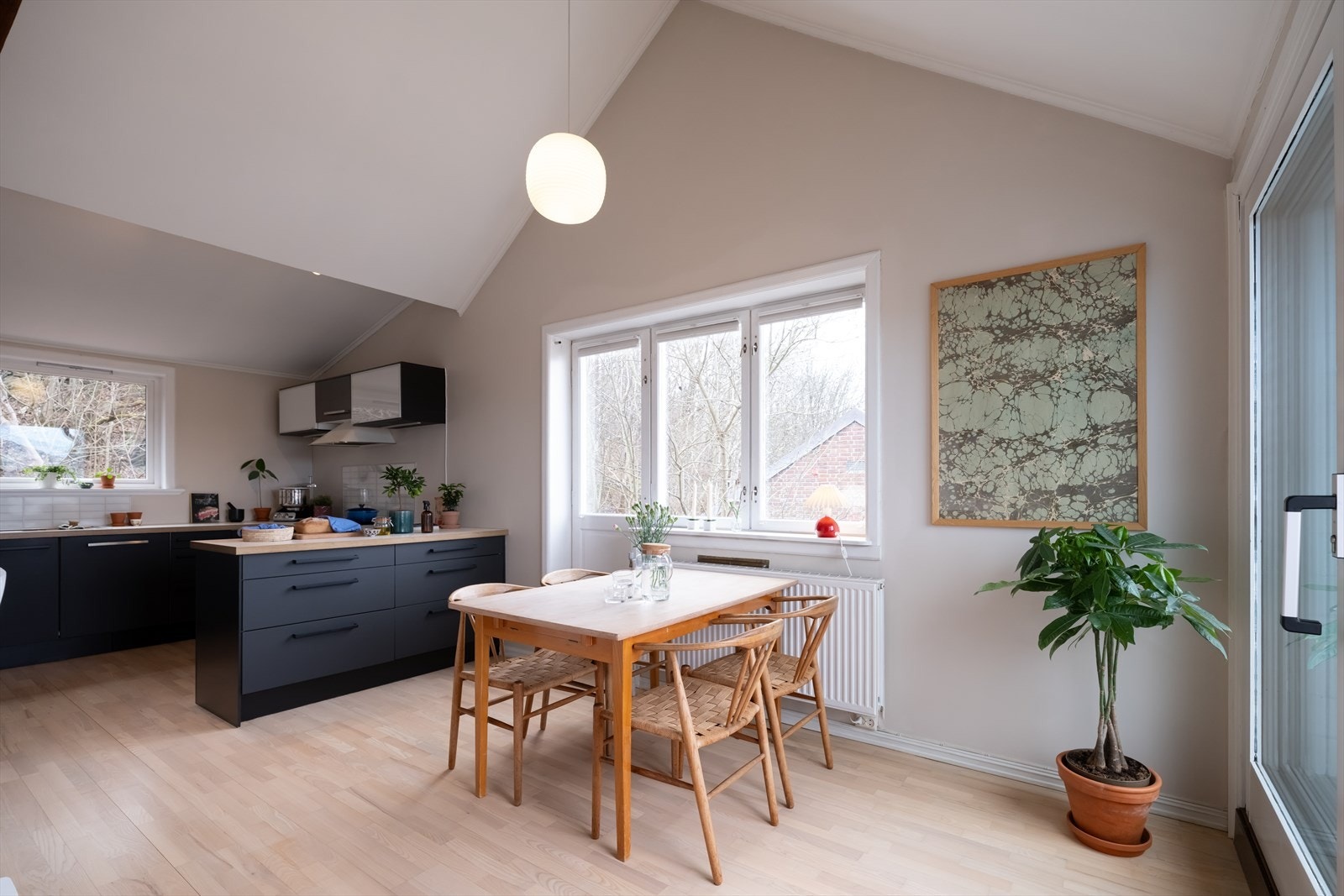 I mønet er det en takhøyde på hele 3,95 meter Galleribilde