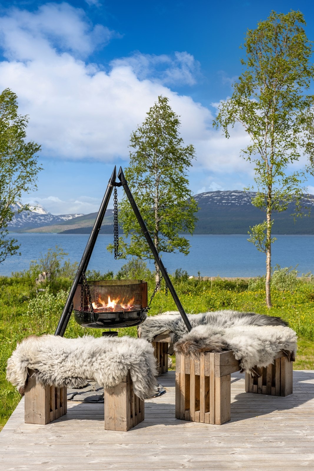 Her kan man nyte naturen sommer som vinter Galleribilde