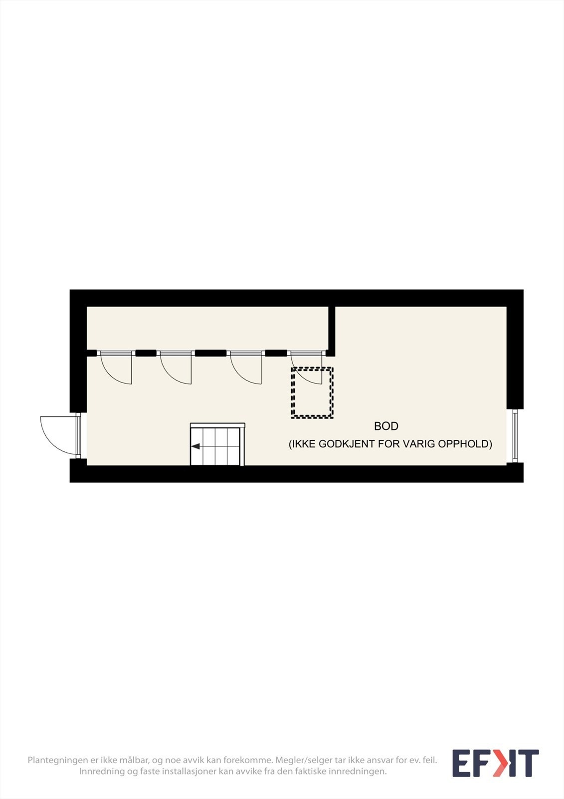 Plantegning. Loft (Ikke godkjent for varig opphold) Galleribilde