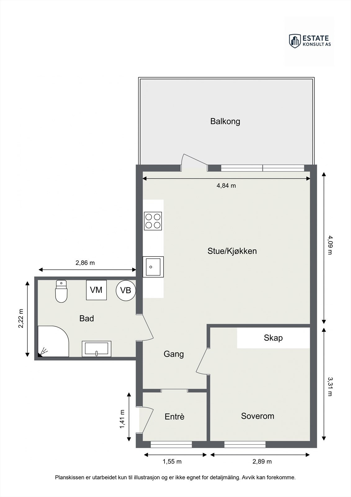 Planløsning. Galleribilde