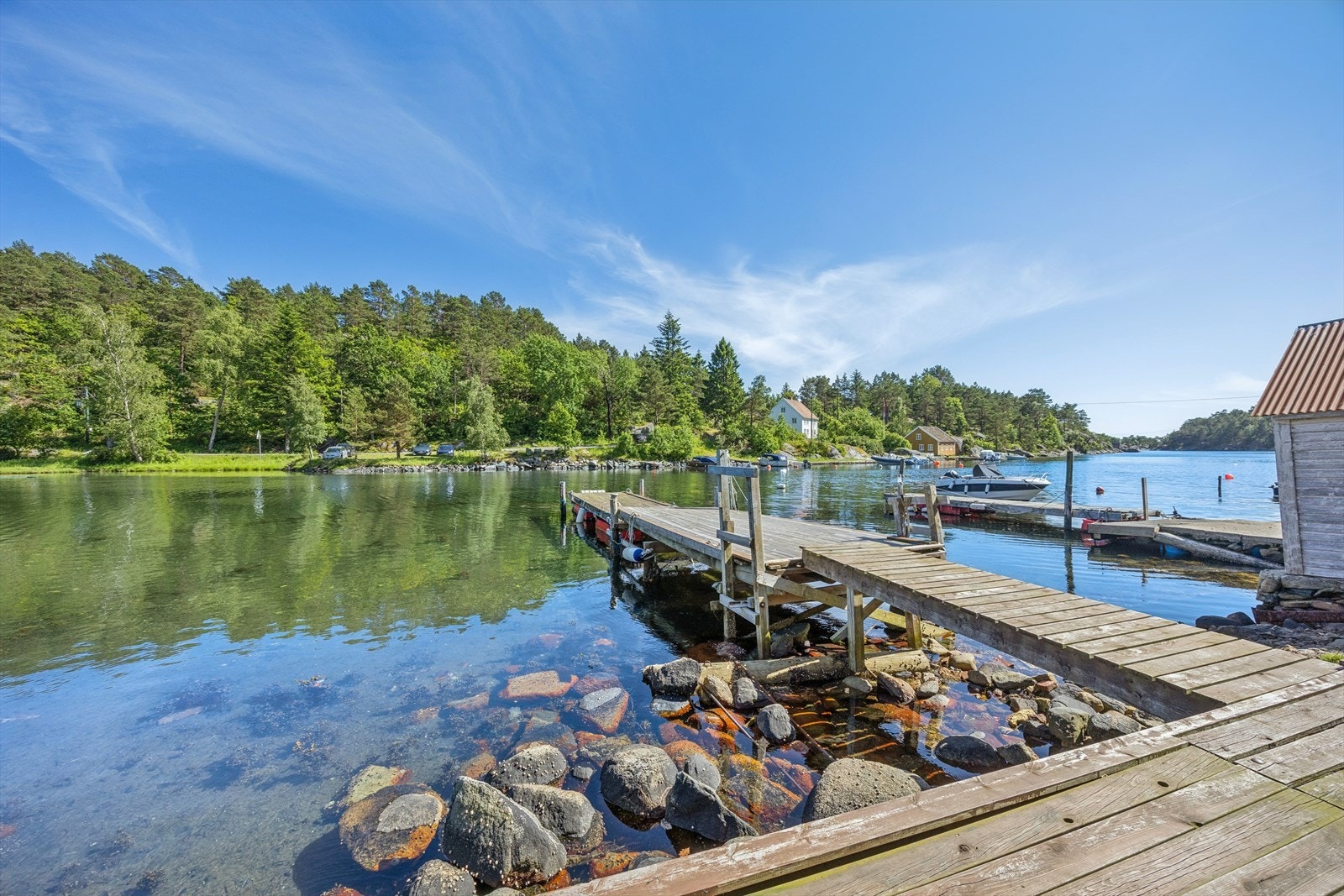 Egen brygge. Galleribilde