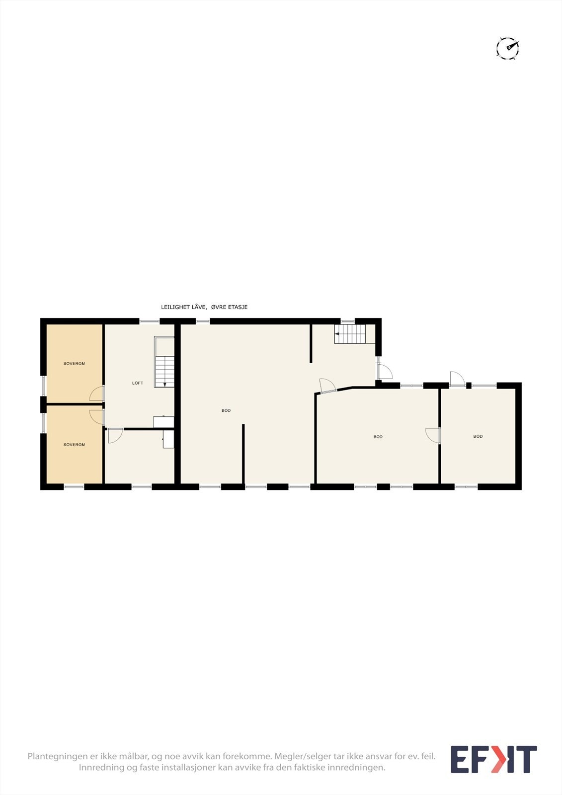 Plantegning 2. etg. uthus og leilighet. Galleribilde