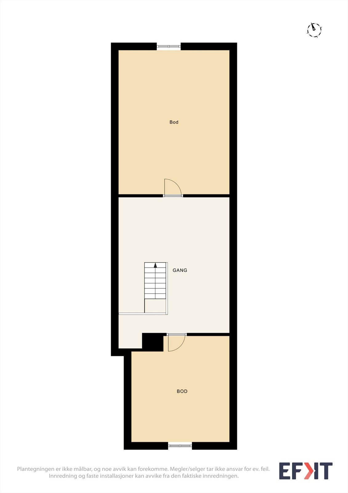 Plantegning loft. Galleribilde