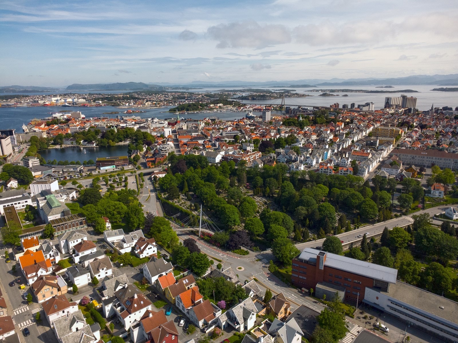 Dronefoto Galleribilde
