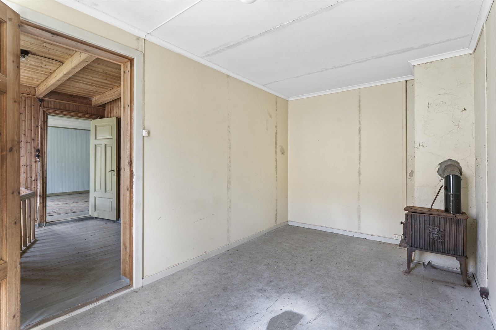 Et av boligens tre soverom i første etasje. Galleribilde