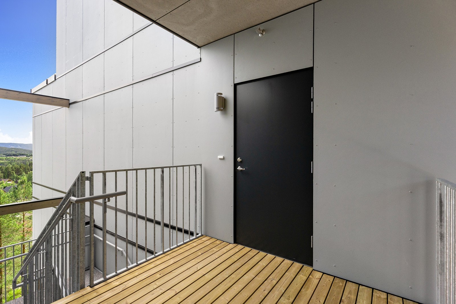 Overbygd inngangsparti Galleribilde