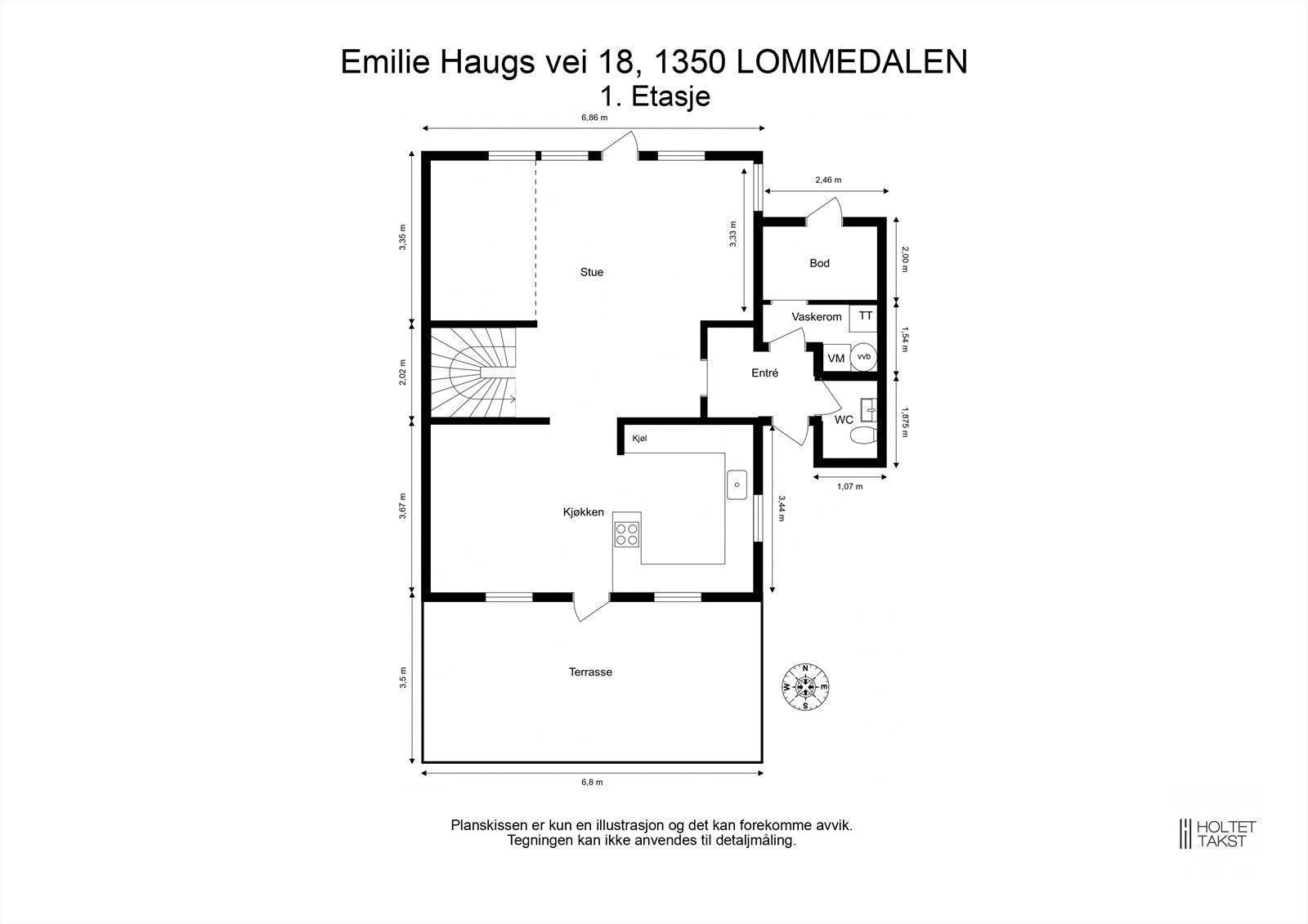 Plantegning - 1. etasje Galleribilde