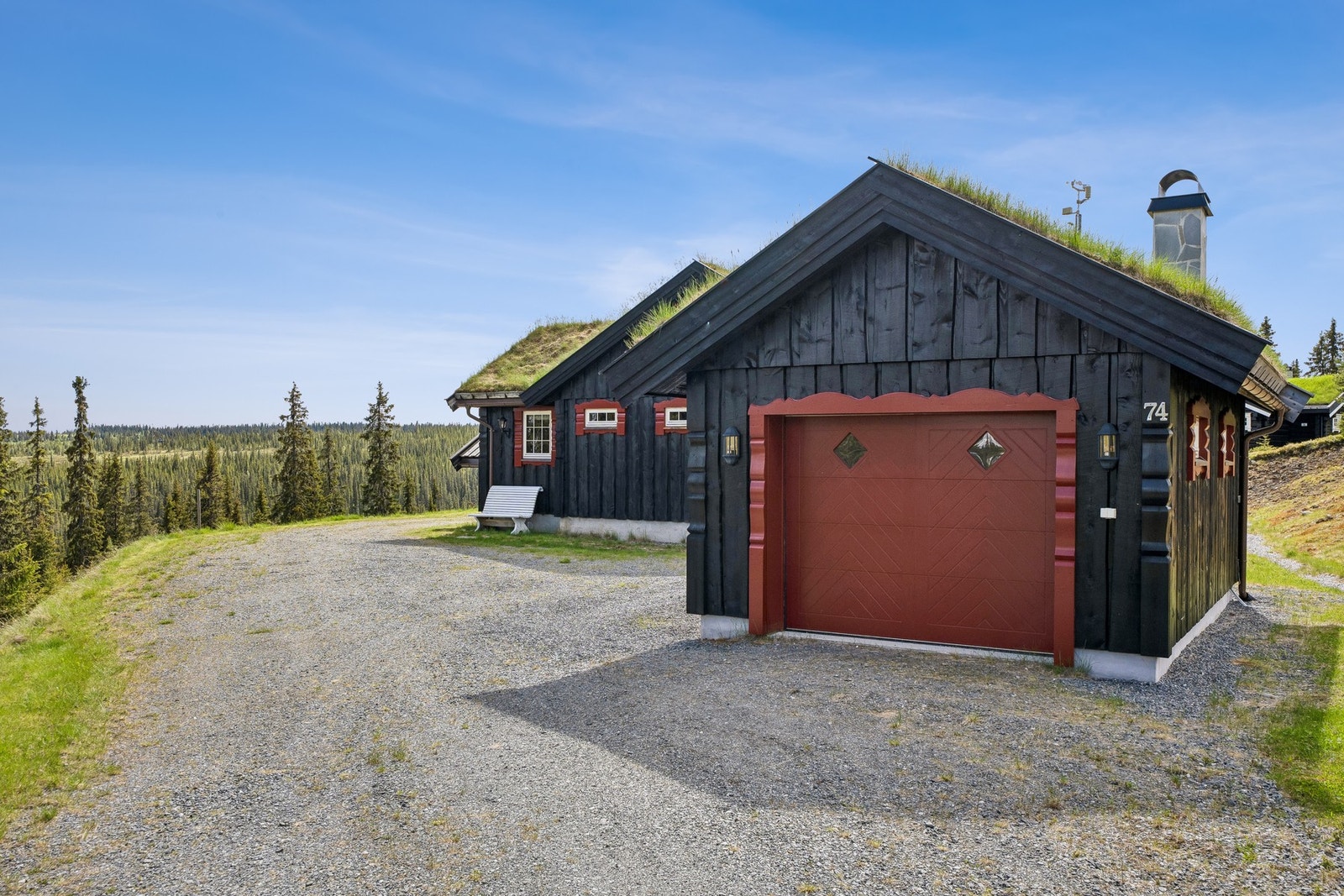 Gode parkeringsmuligheter på tomten Galleribilde