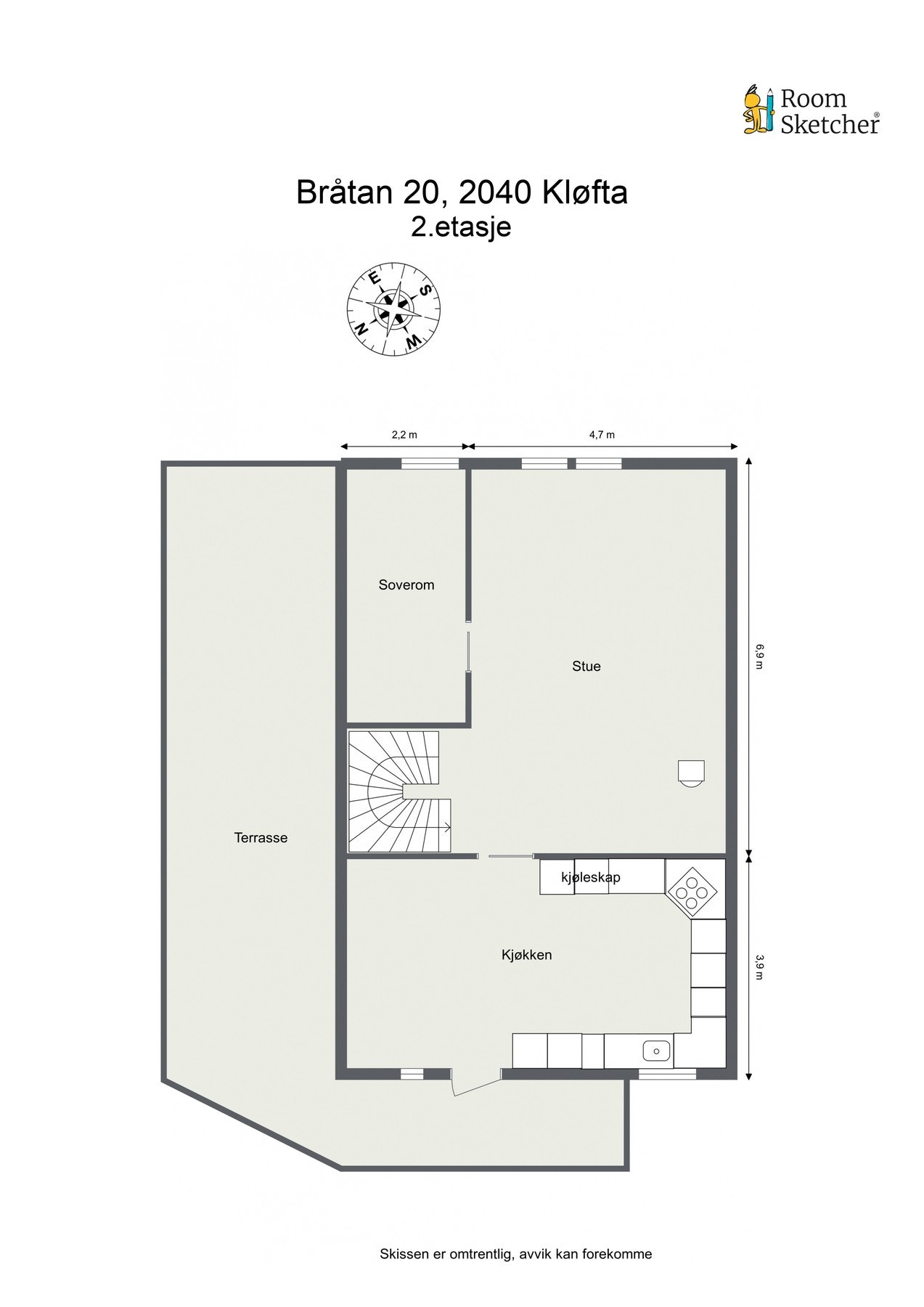 Planskisse Galleribilde