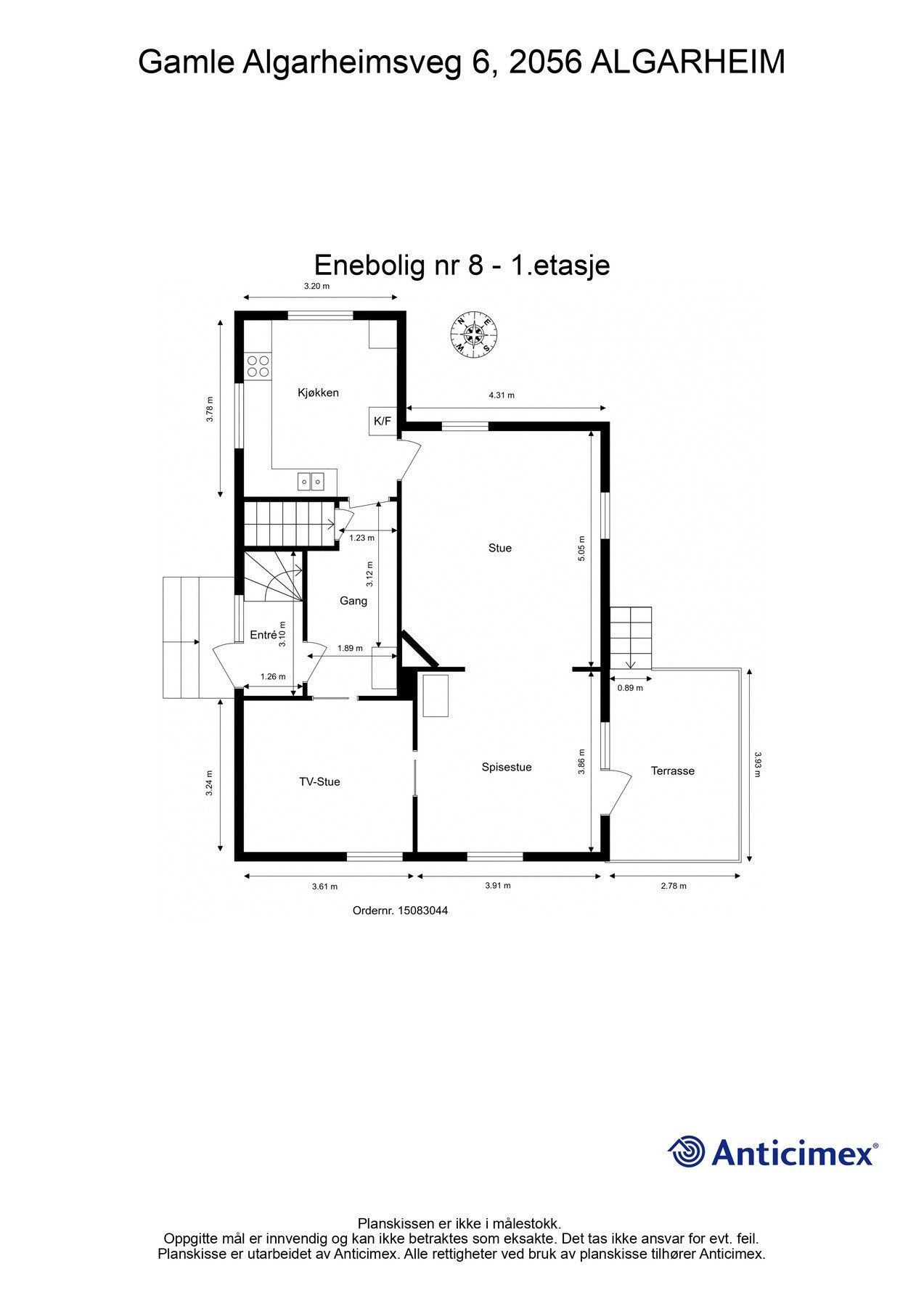 Plantegning 1. etasje. Galleribilde