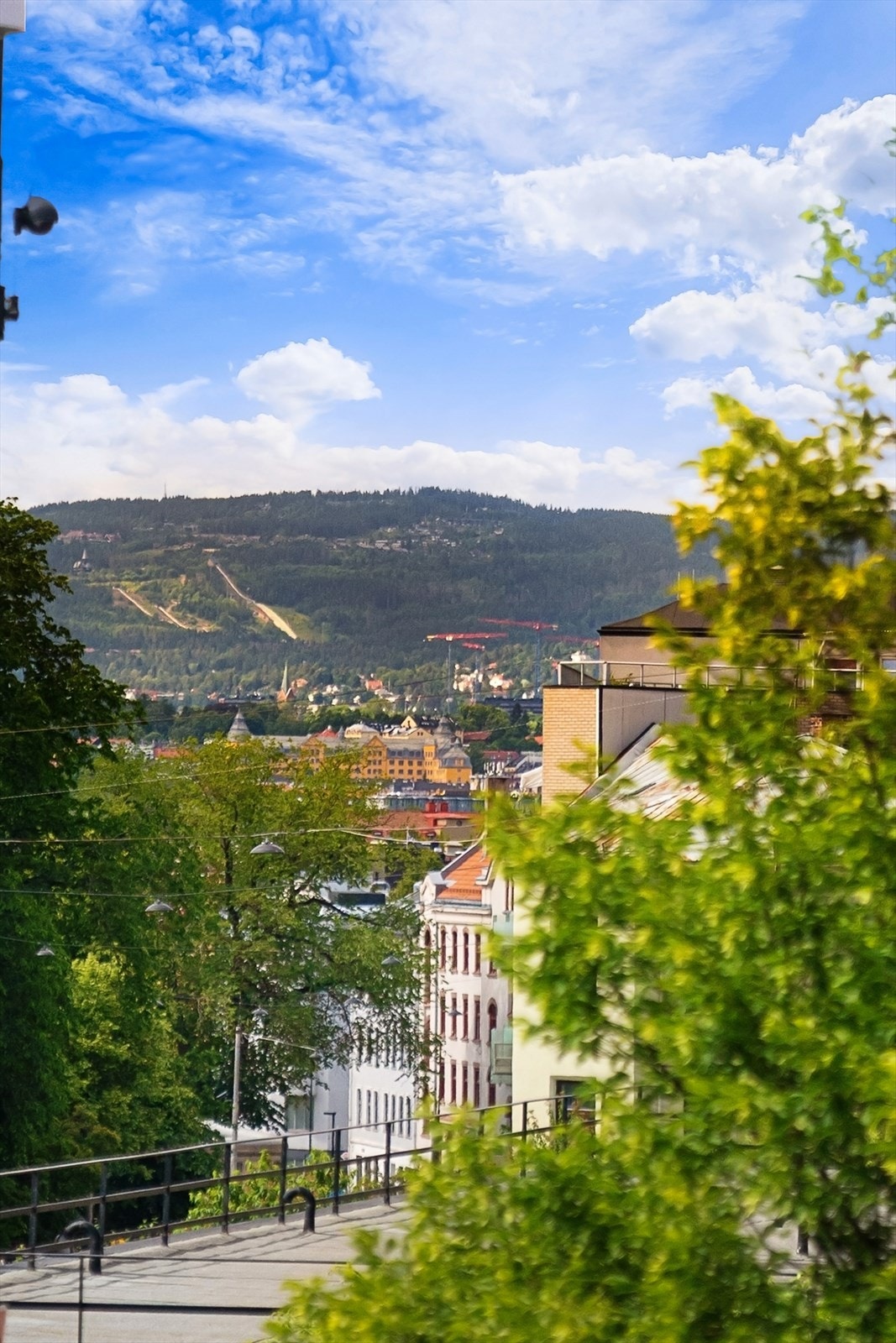 Fra Galgeberg har man utsyn over nærområdet og åsene rundt Oslo. Galleribilde