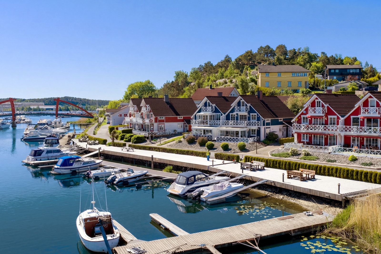 Alle bryggene i gaten Galleribilde
