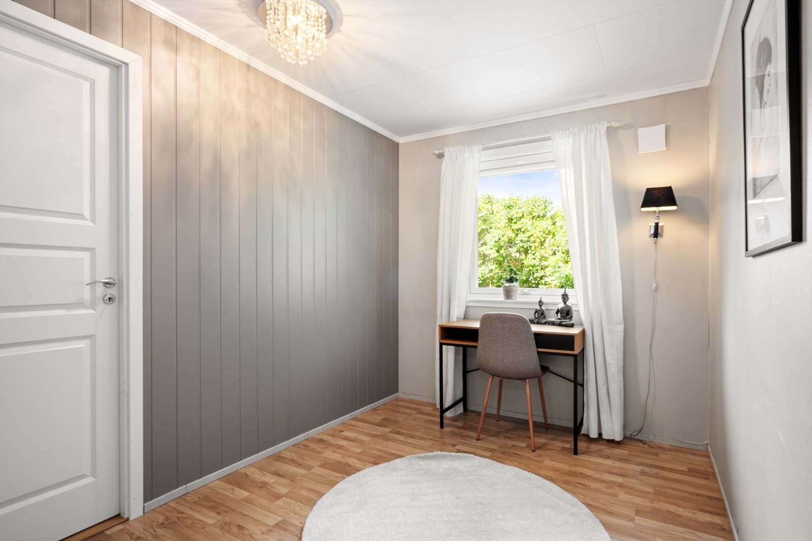 Et flott tredje soverom eller perfekt som kontor, lekerom eller ekstra stue. Galleribilde