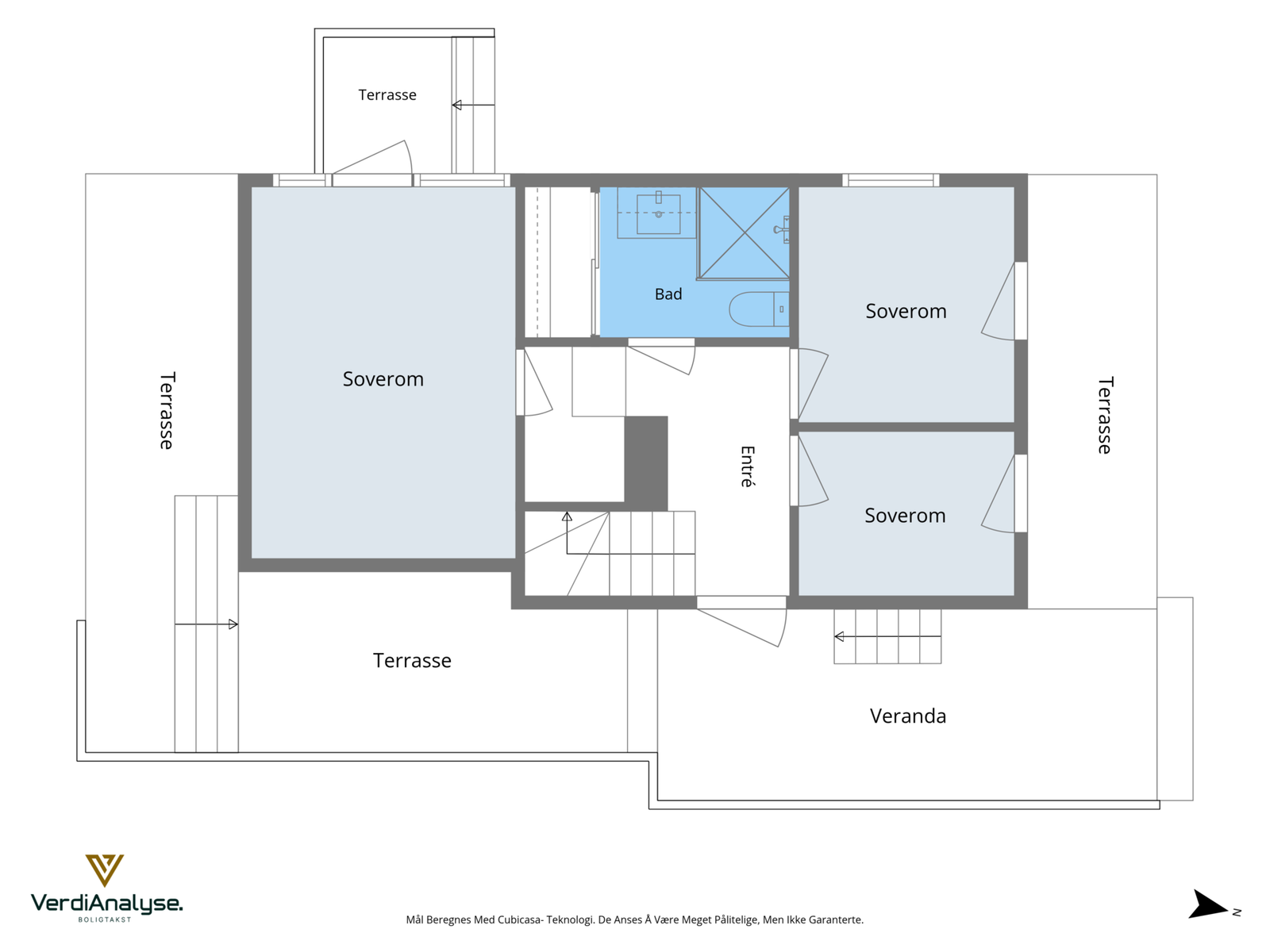 Planskisse 1. etasje Galleribilde