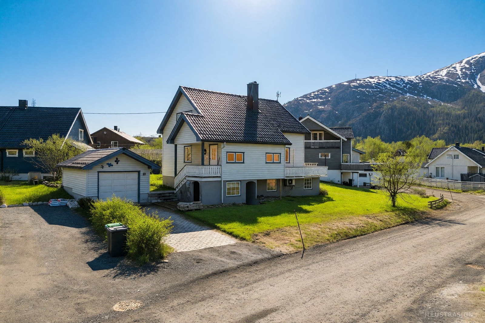 Velkommen til Lundvegen 16! Foto: EFKT AI Galleribilde