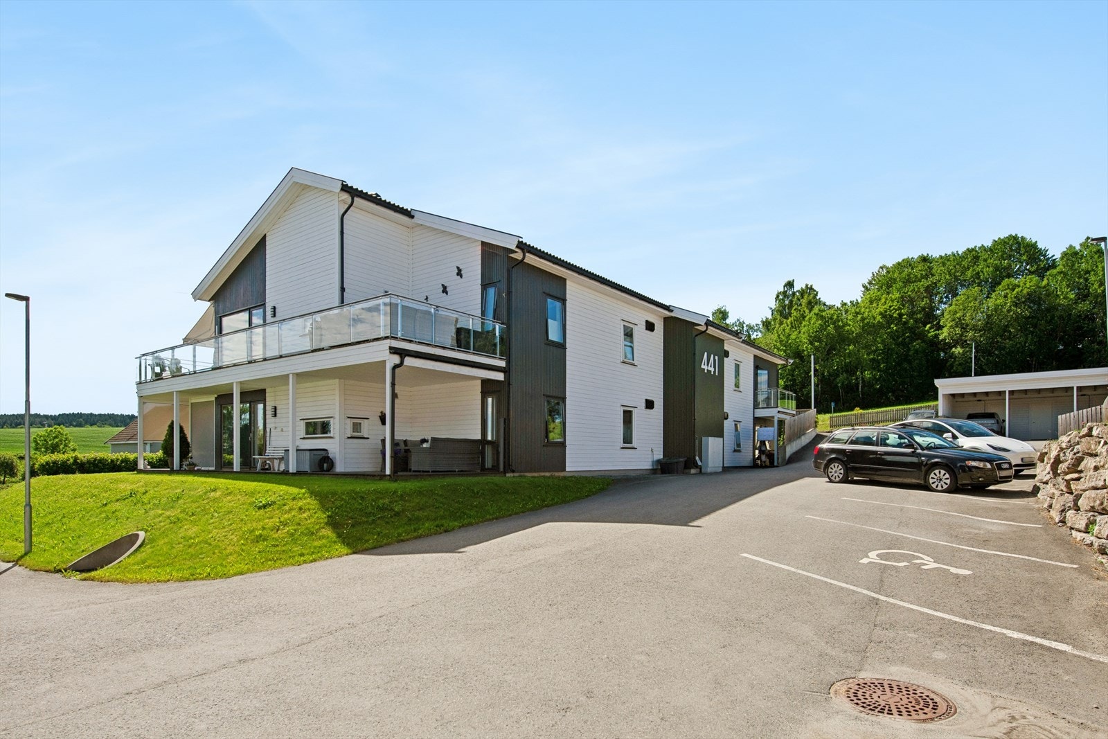 Moderne leilighet i bygg fra 2018, med balansert ventilasjon for et sunt inneklima. Galleribilde