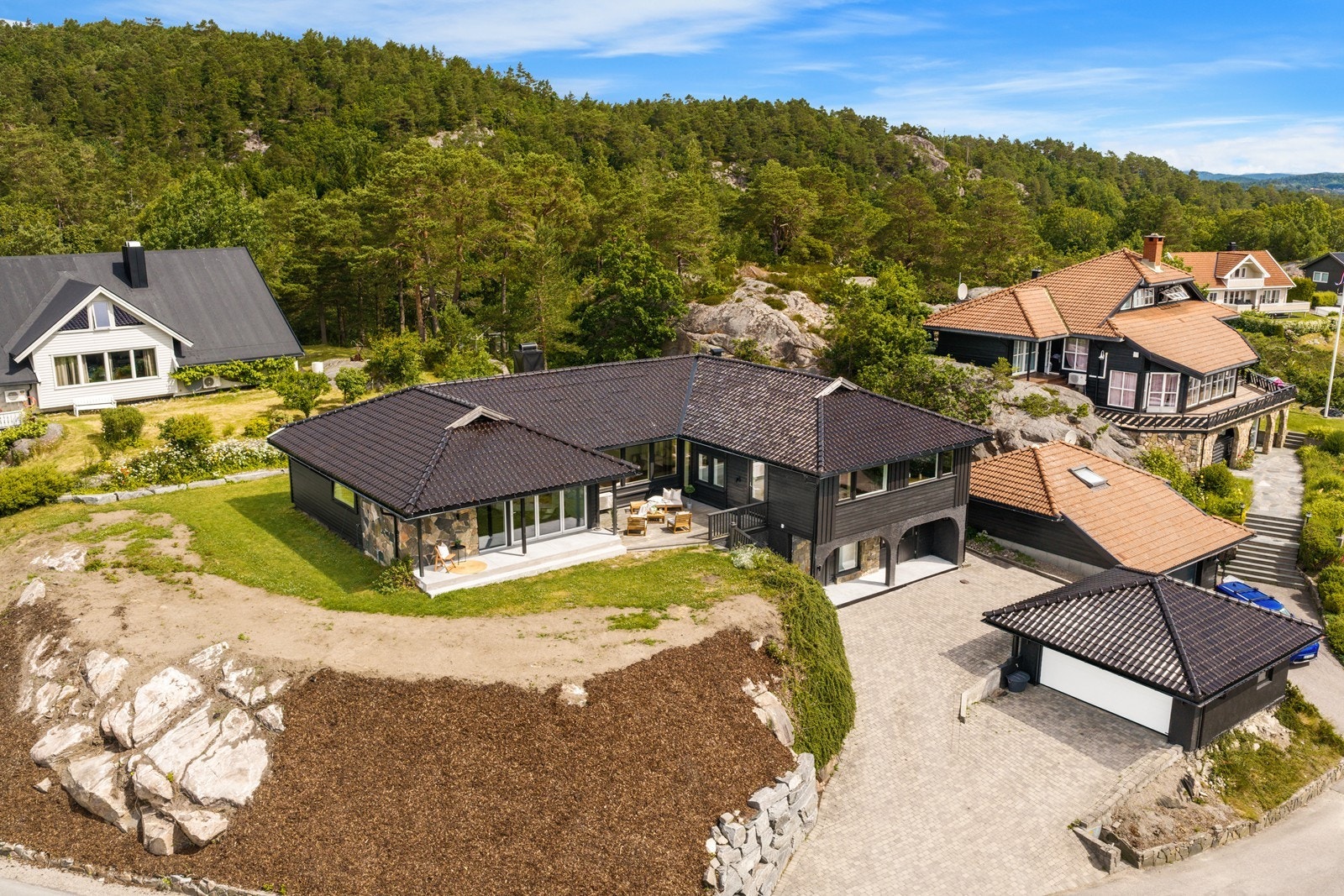 Fasade - Garasje tilhører bolig Galleribilde