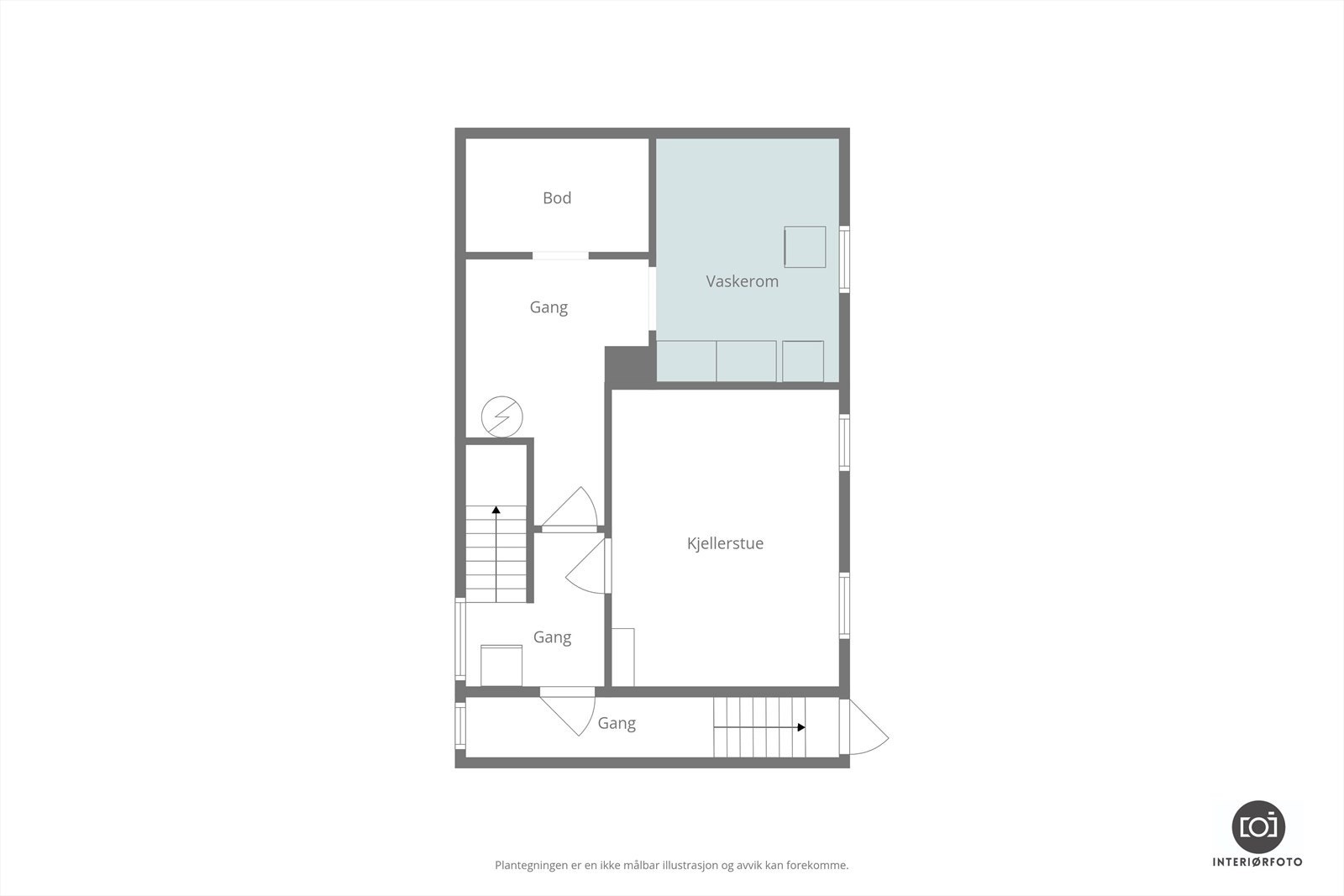 Plantegning Galleribilde