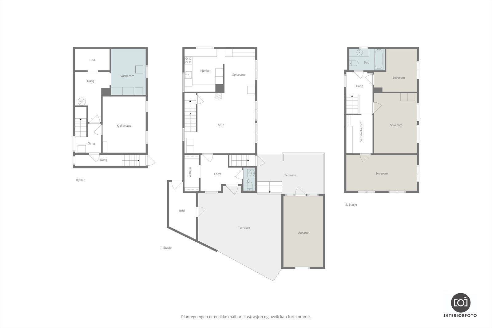 Plantegning Galleribilde