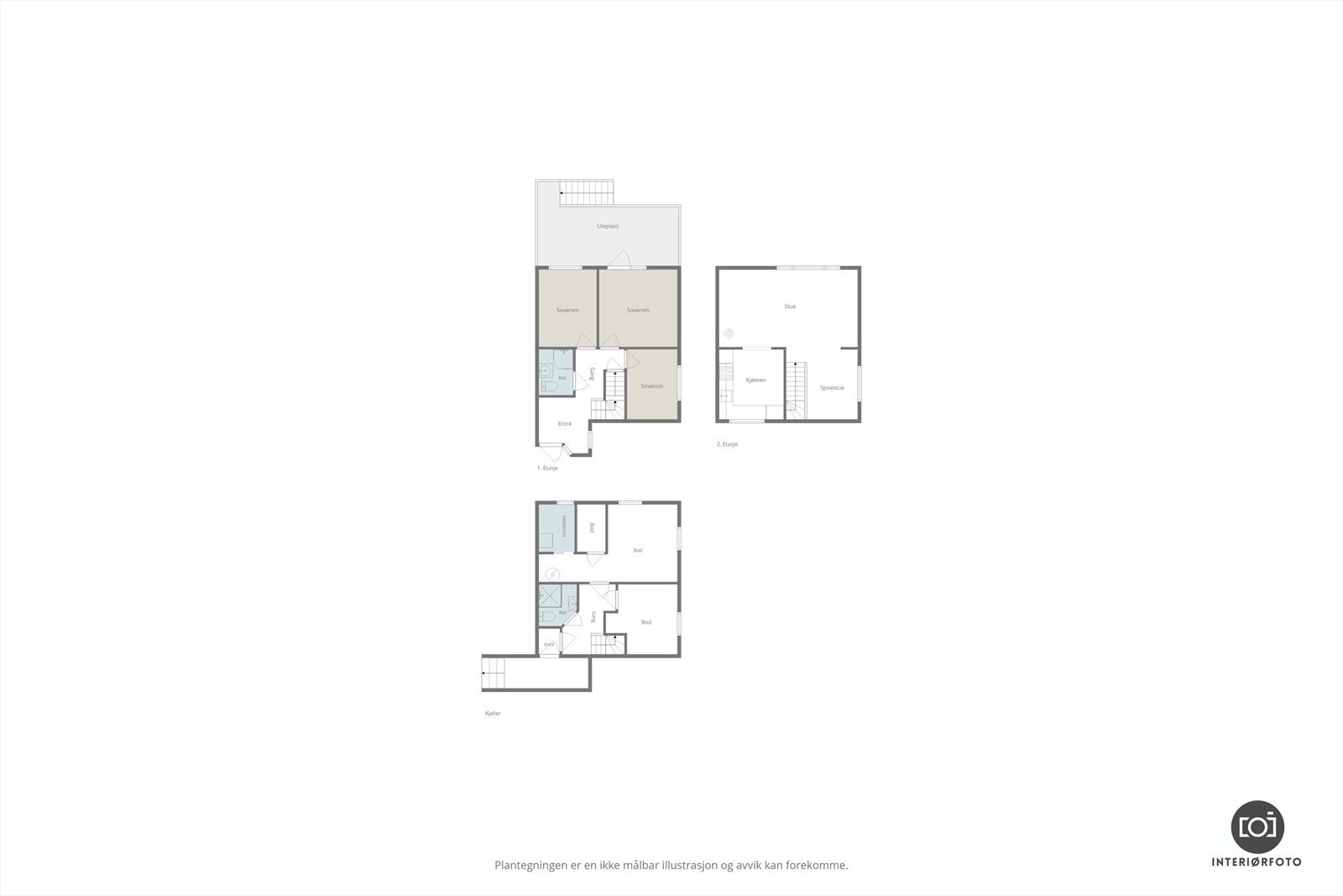 Plantegning Galleribilde