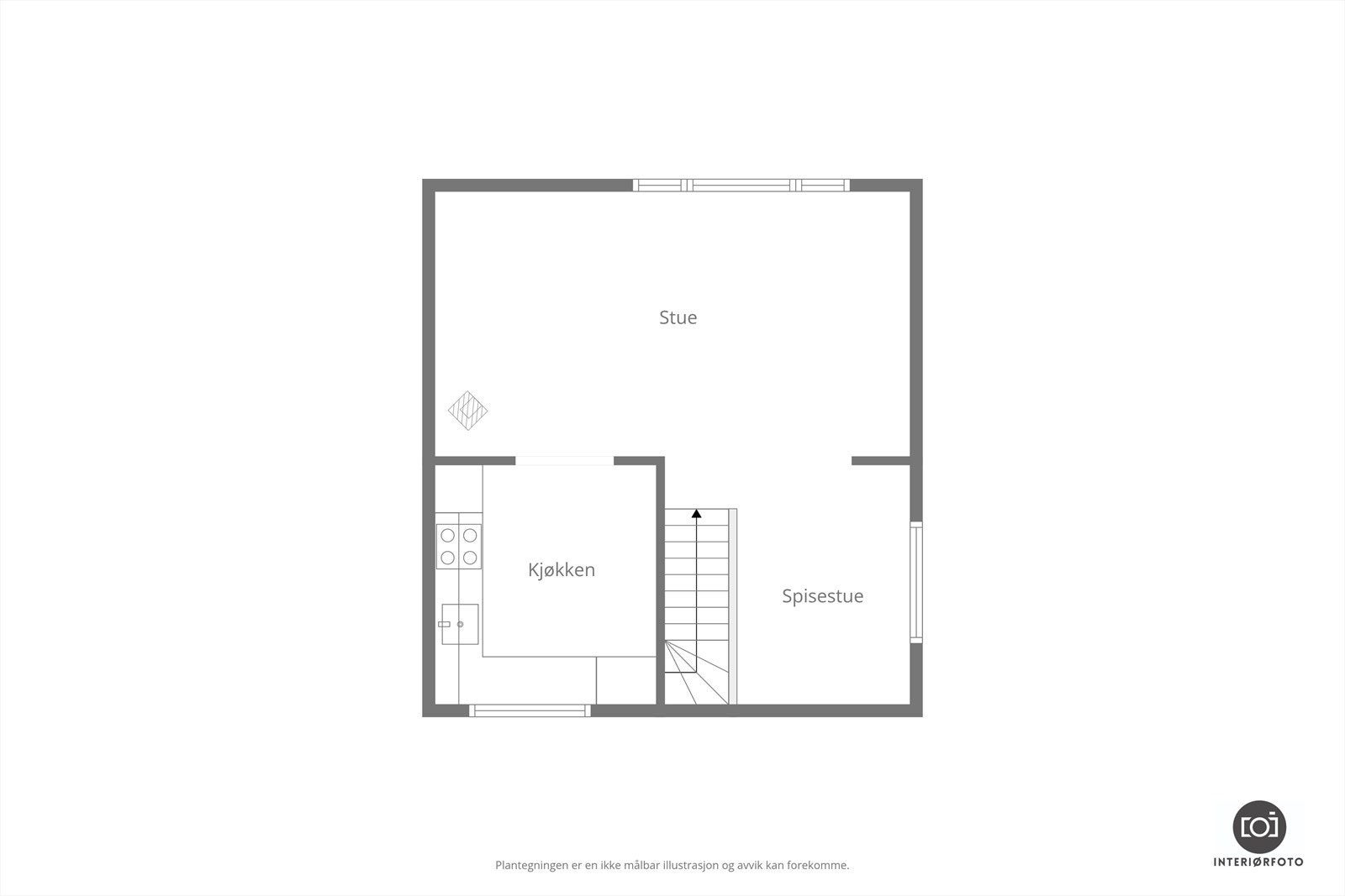 Plantegning Galleribilde