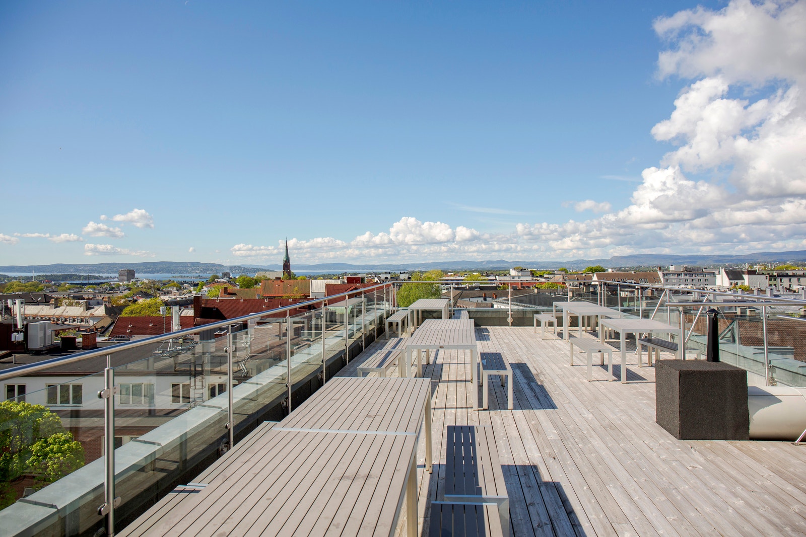 Takterrasse. Galleribilde