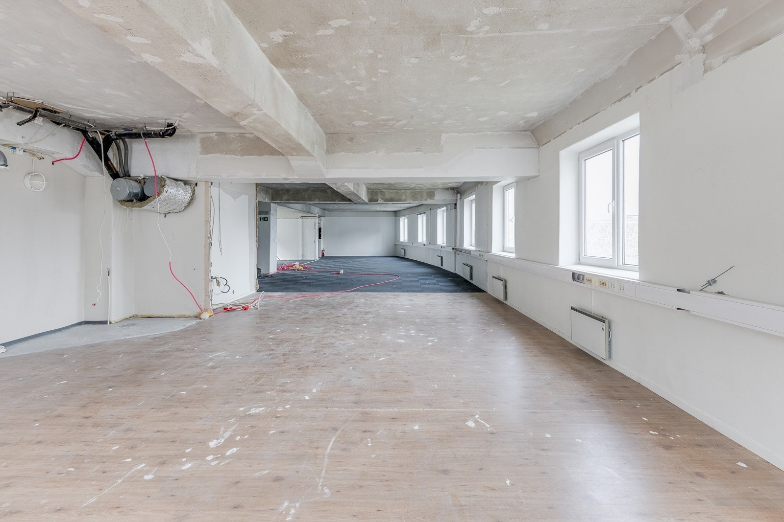 BTA 260 m² i 5. etasje klar for innredning.