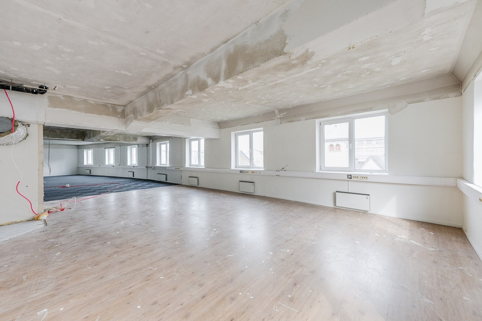 BTA 260 m² i 5. etasje klar for innredning.