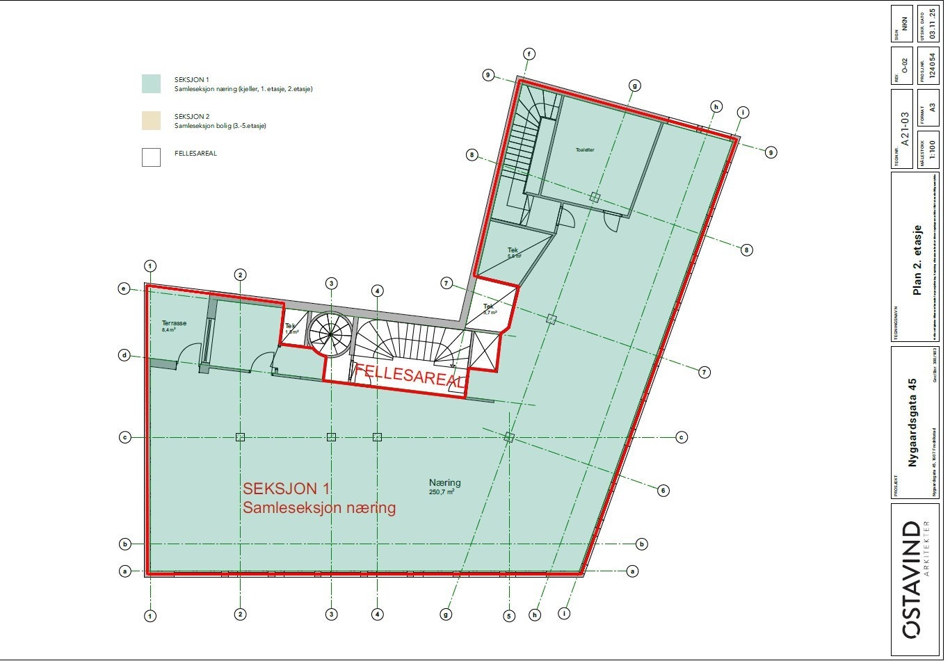 2. etasje - samleseksjon næring Galleribilde