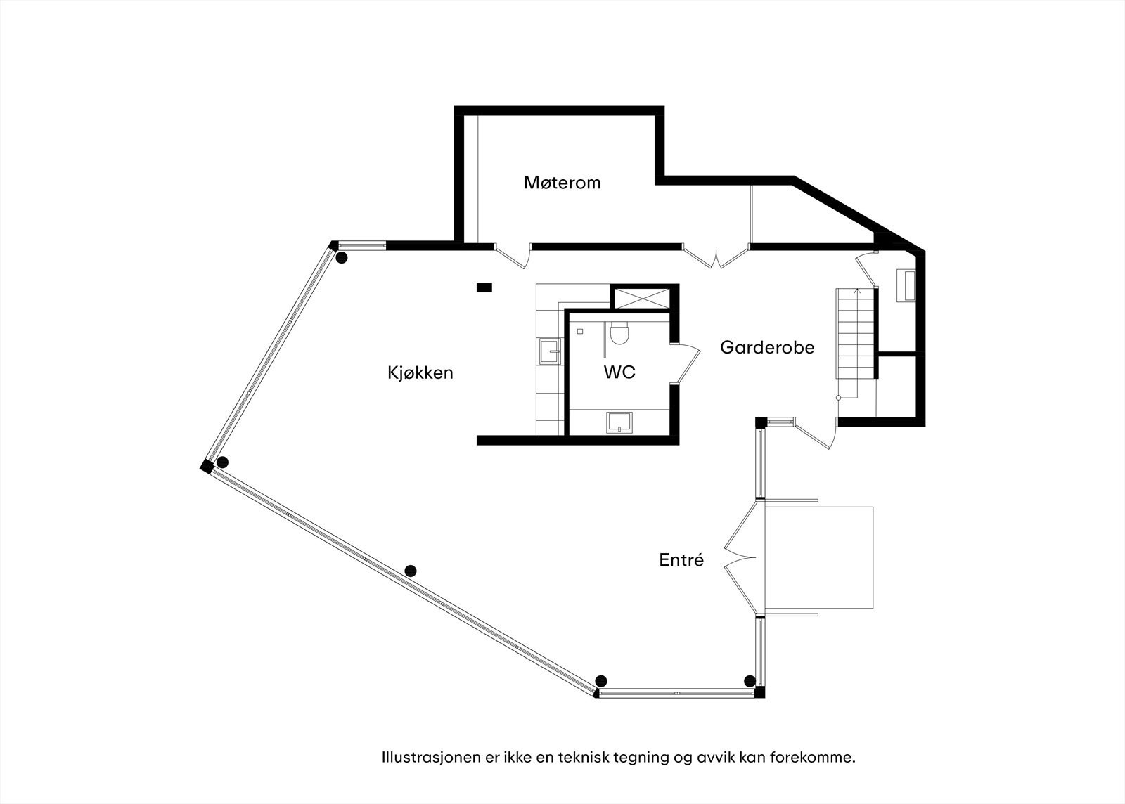 Plantegning. Galleribilde