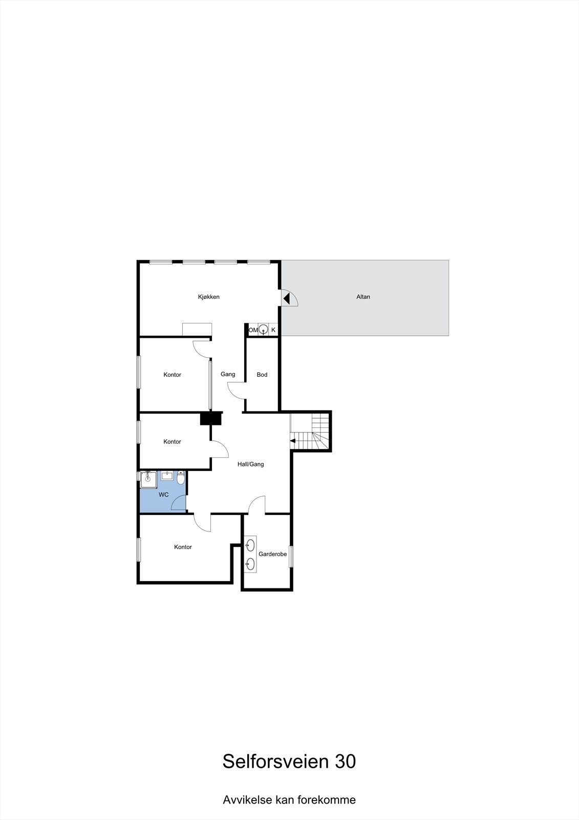 Planskisse 2. etasje Galleribilde