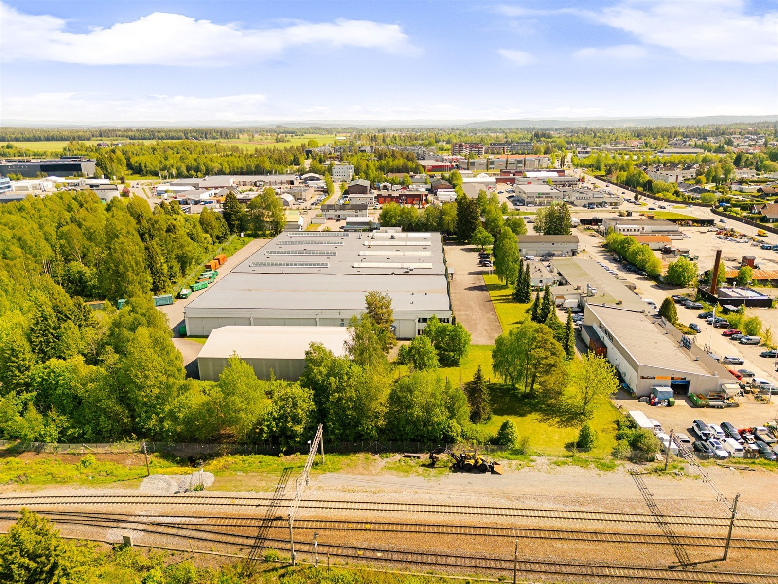 Jessheim Næringspark mot øst Galleribilde