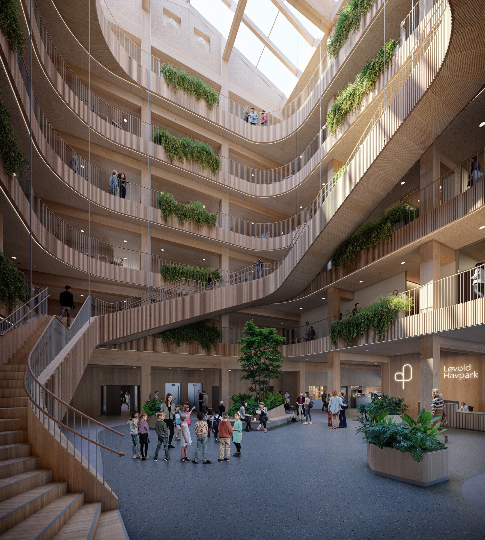 Byggets naturlige møteplass for samarbeid, innovasjon og fellesskap Galleribilde