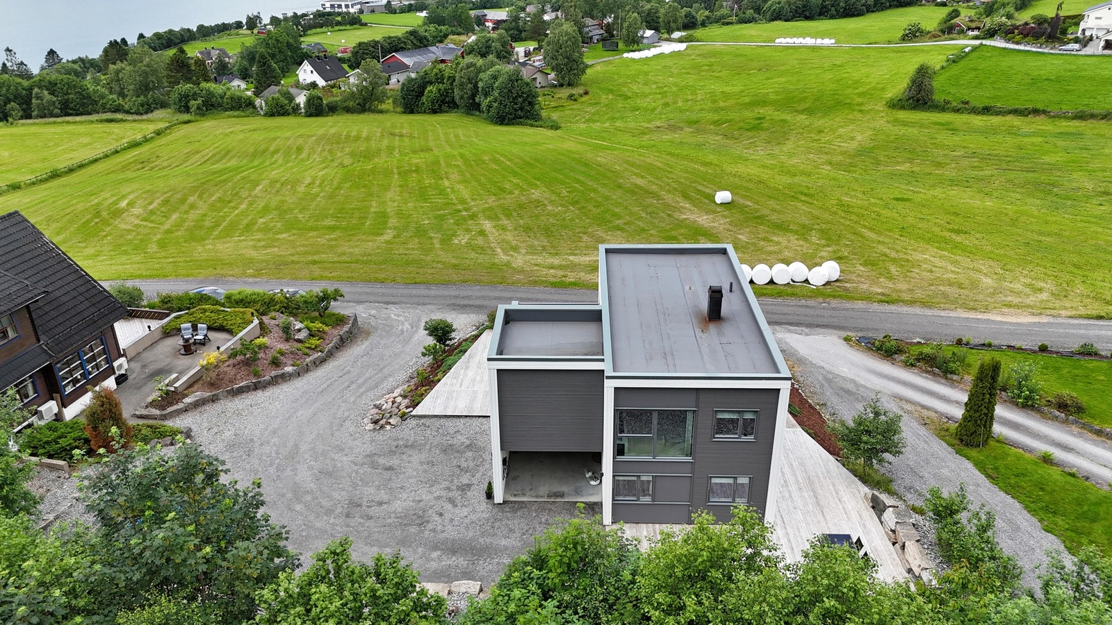 Dronefoto. Galleribilde
