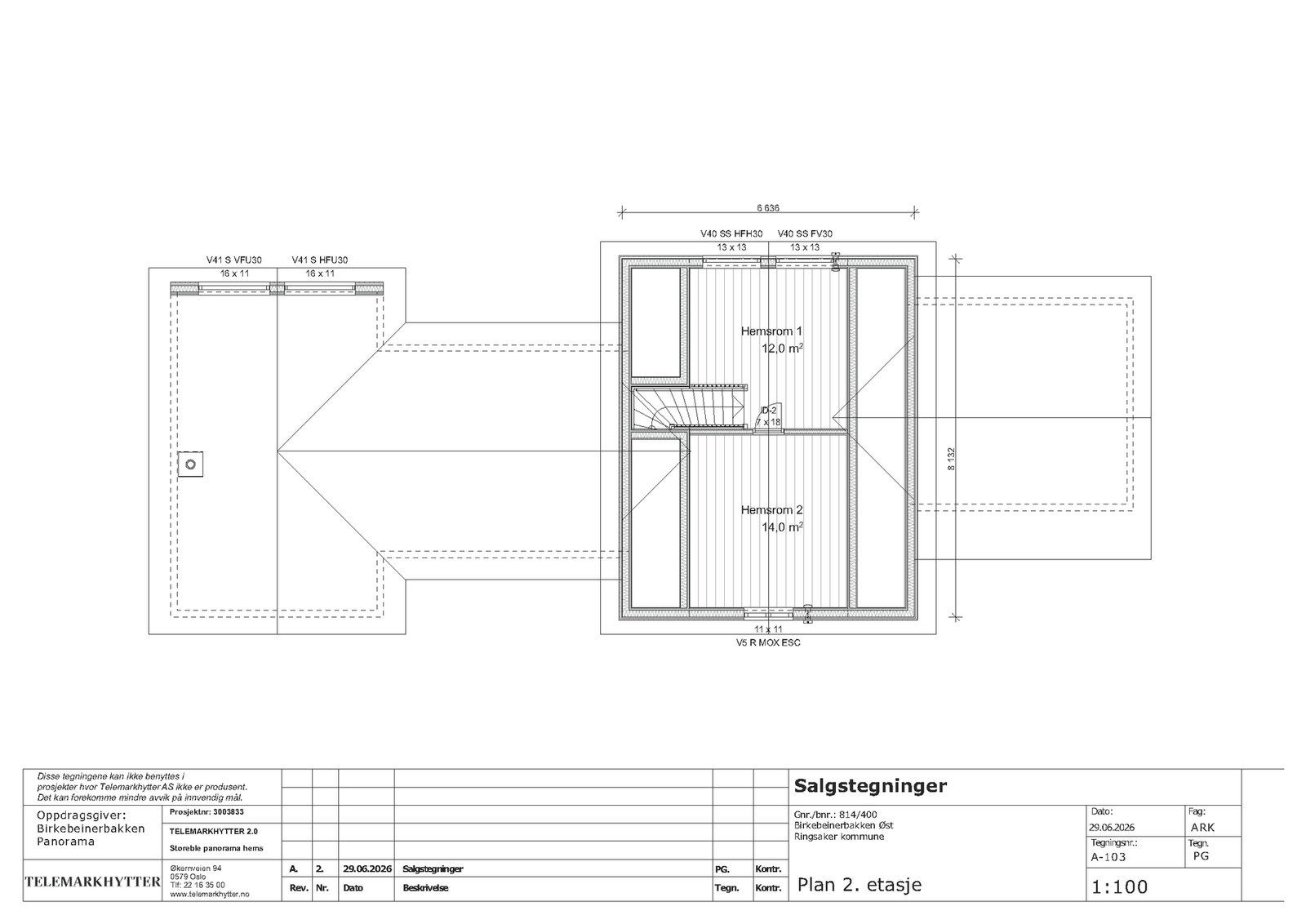Plantegning hems Galleribilde