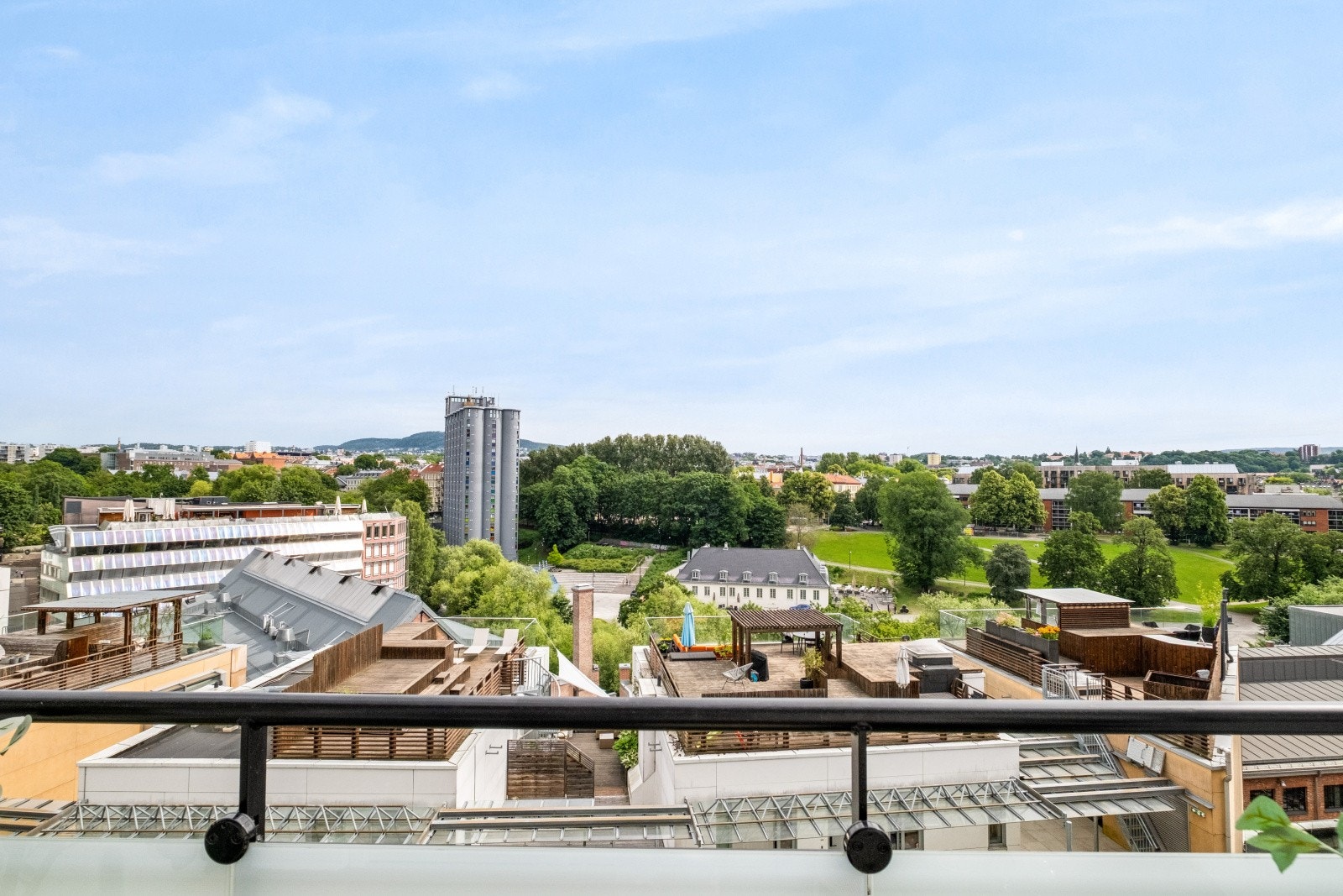 Utsikt over Oslo. Galleribilde
