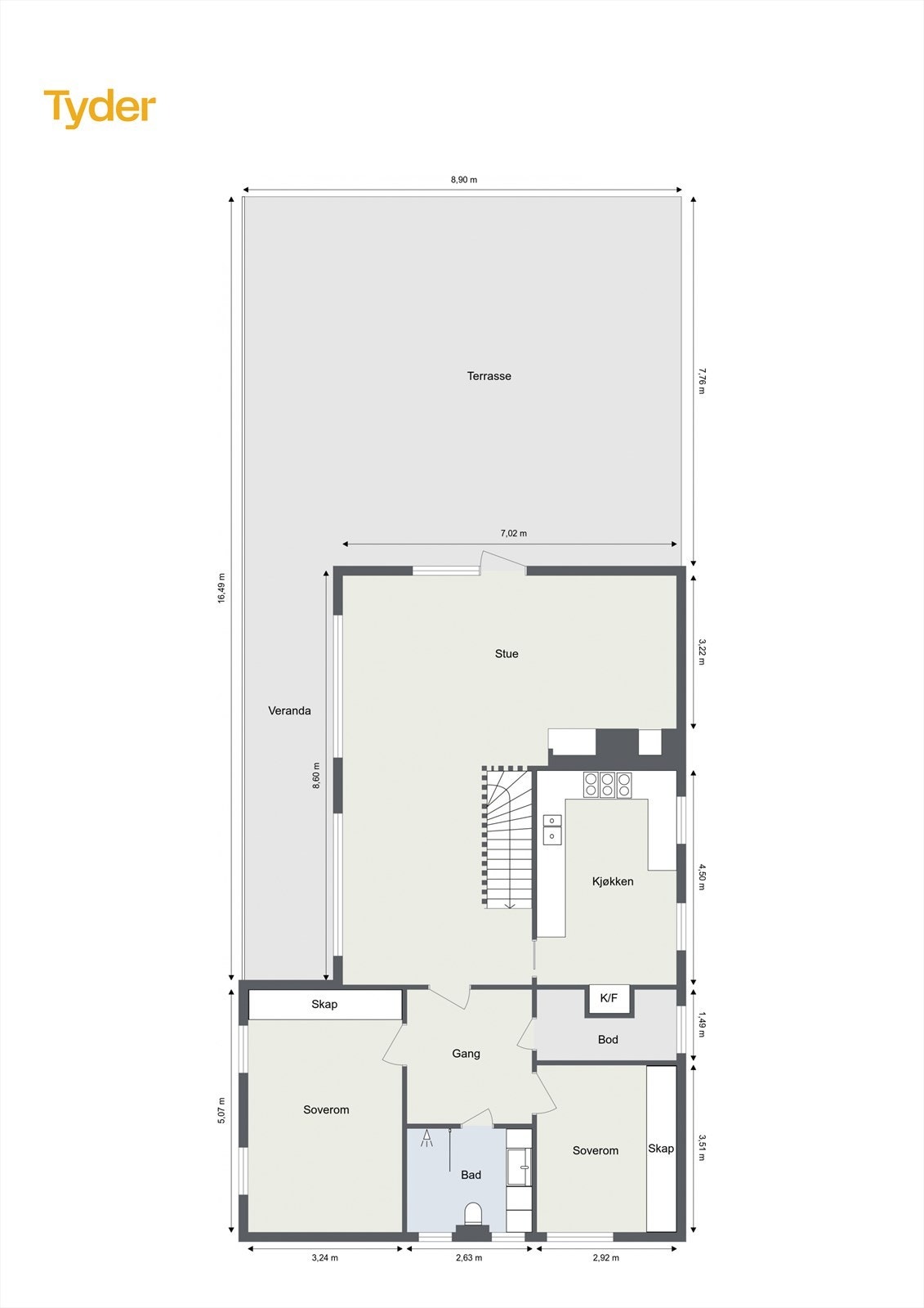 Breiviklia 38 - 2D - 1. Etasje Galleribilde