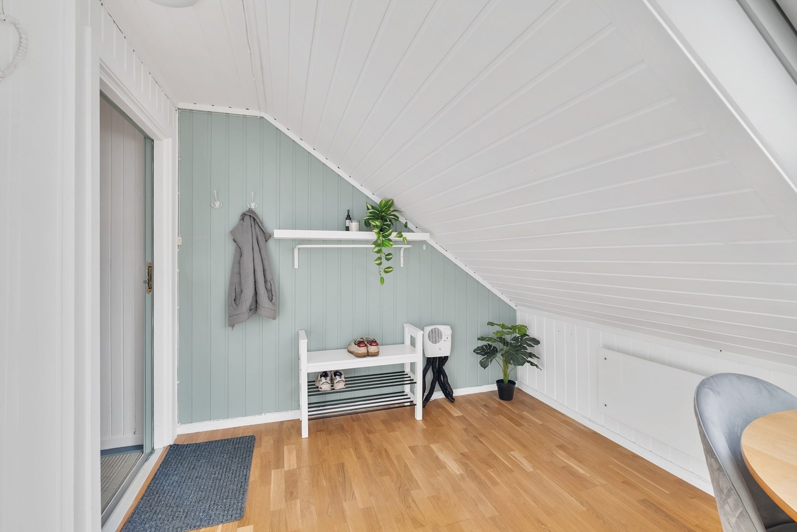 - Naturlig sone for oppbevaring av yttertøy. Galleribilde