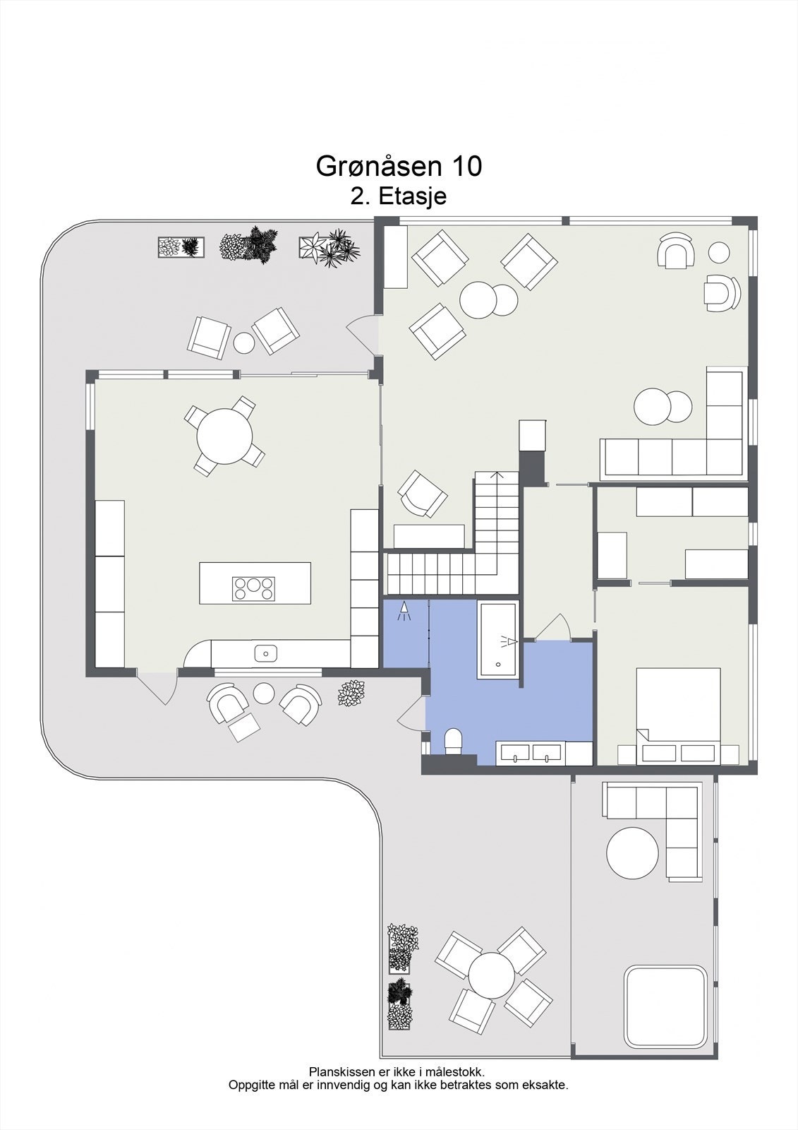 Plantegning 2. Etasje Galleribilde