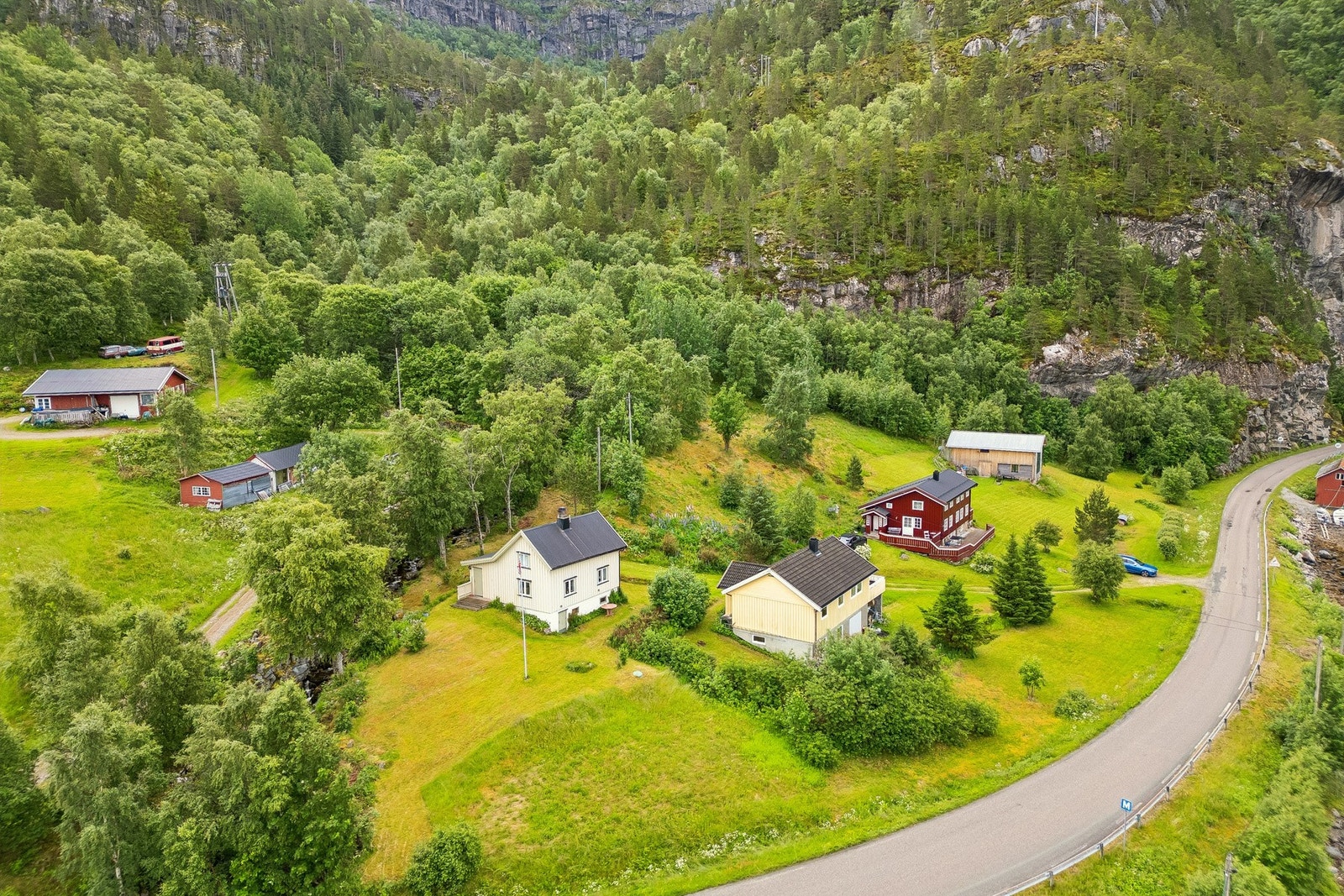 Dronefoto Galleribilde