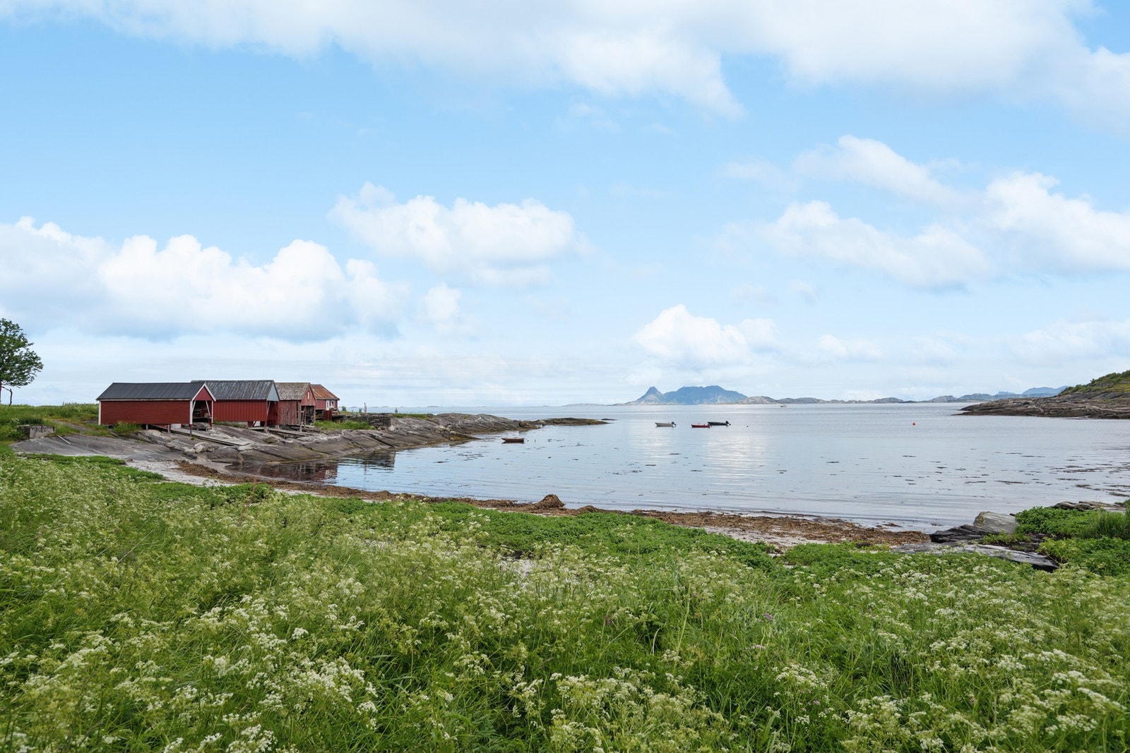 Kort vei ned til sjøen med gode muligheter for båtliv og fiske. Galleribilde