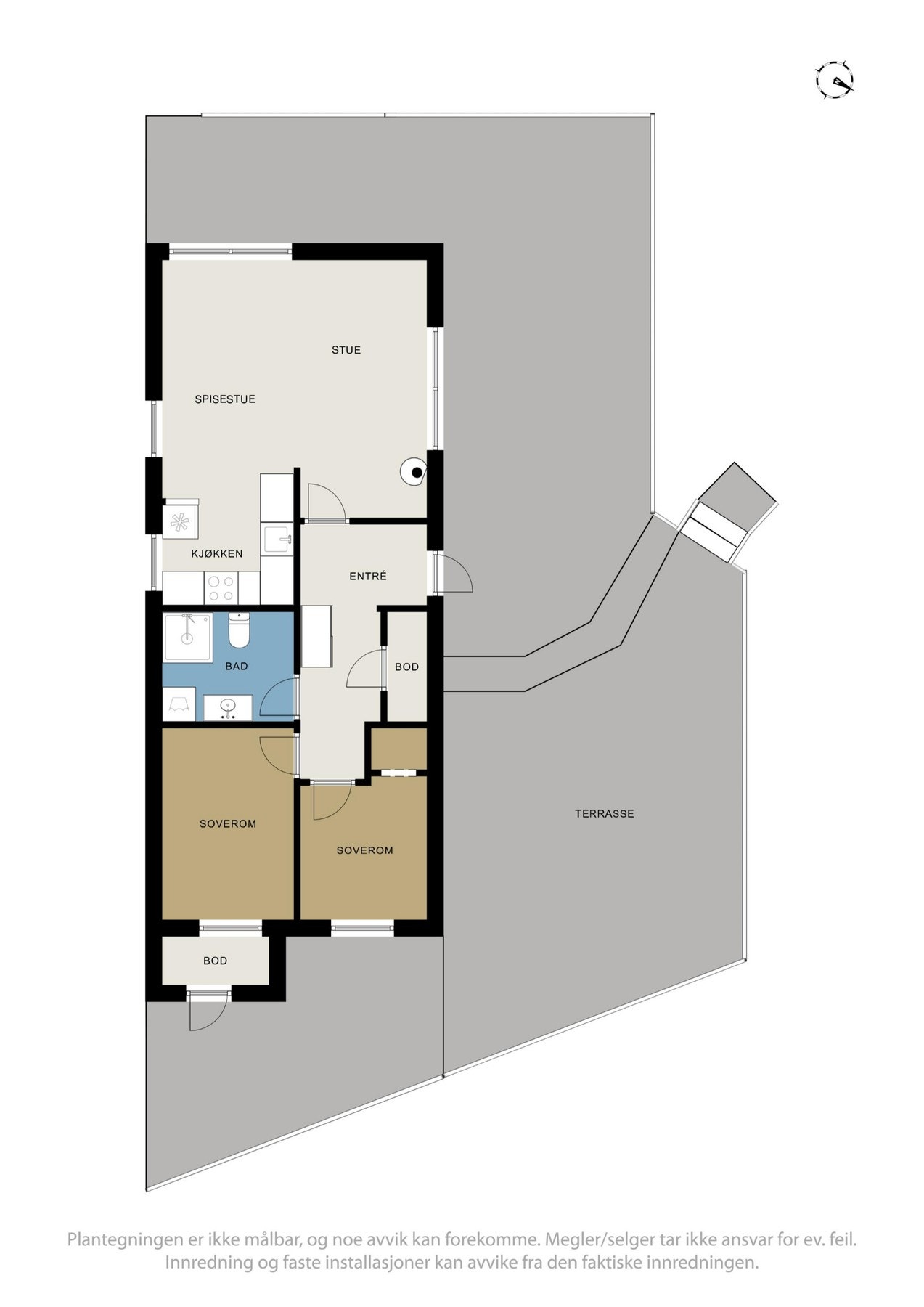 Plantegning Galleribilde