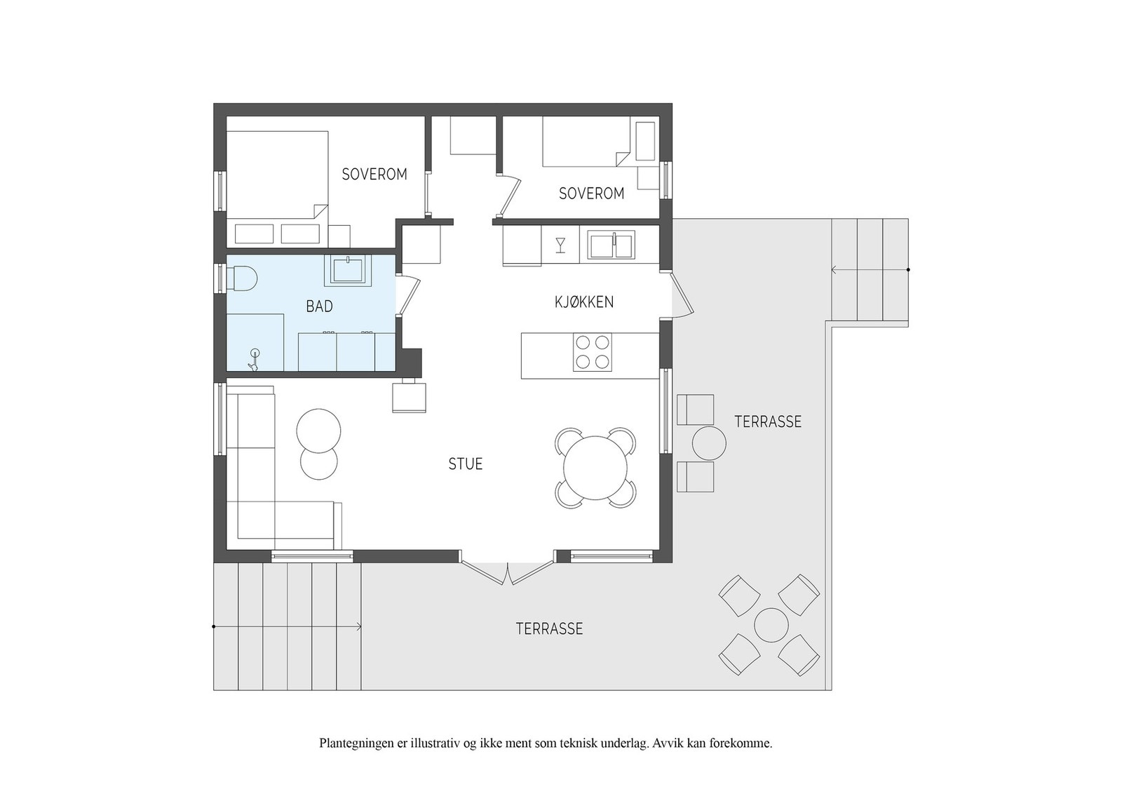 Plantegning Galleribilde