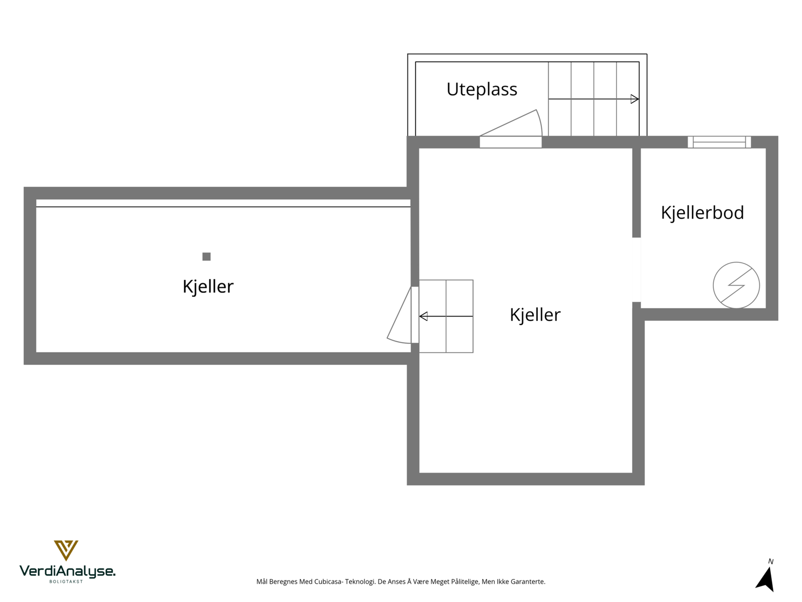 Plantegning kjeller Galleribilde