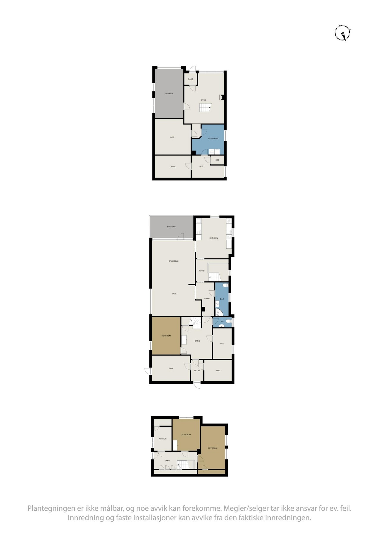 Plantegning Galleribilde