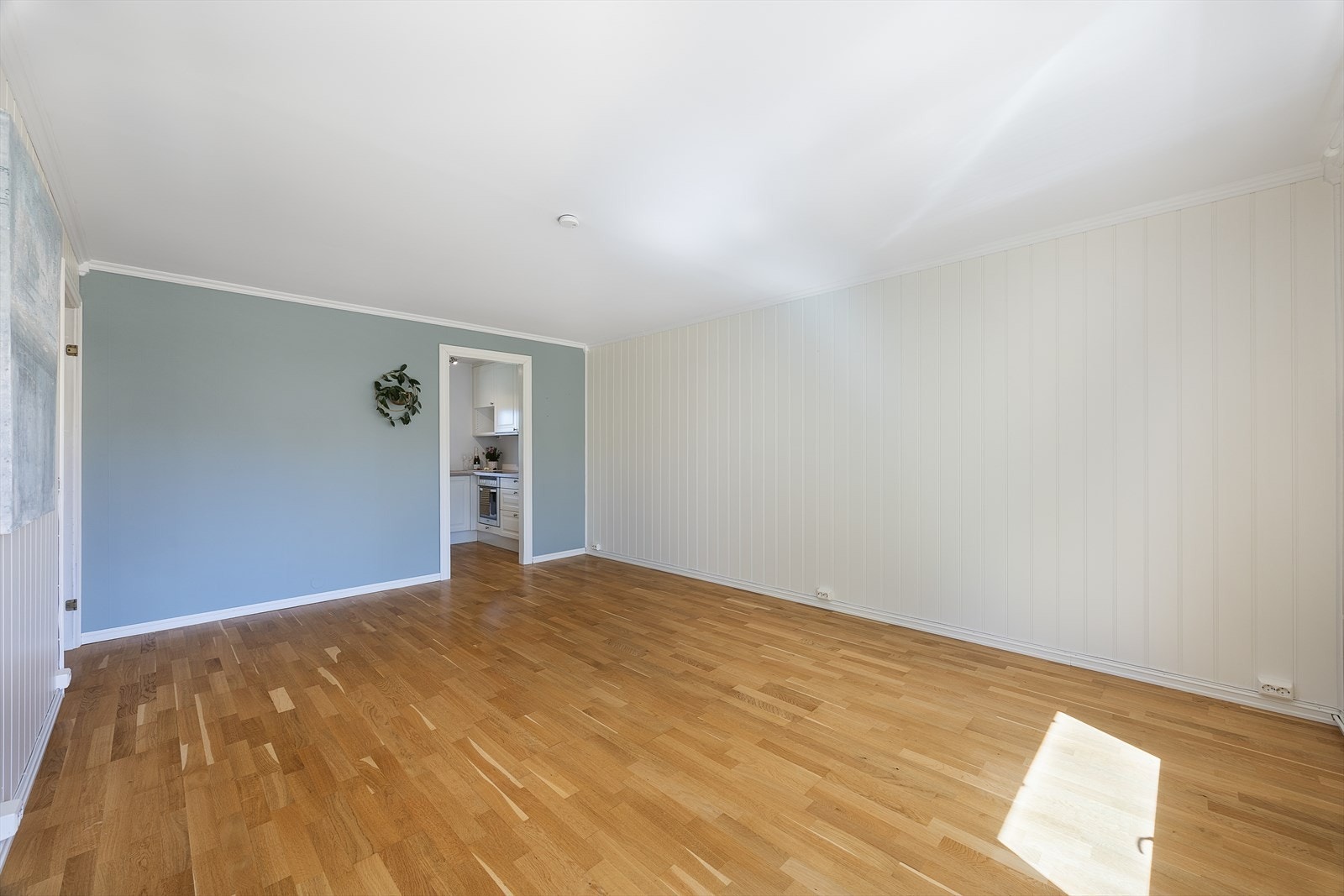 Størrelsen gir rom for både sofagruppe med tilhørende møblement og spisesone Galleribilde