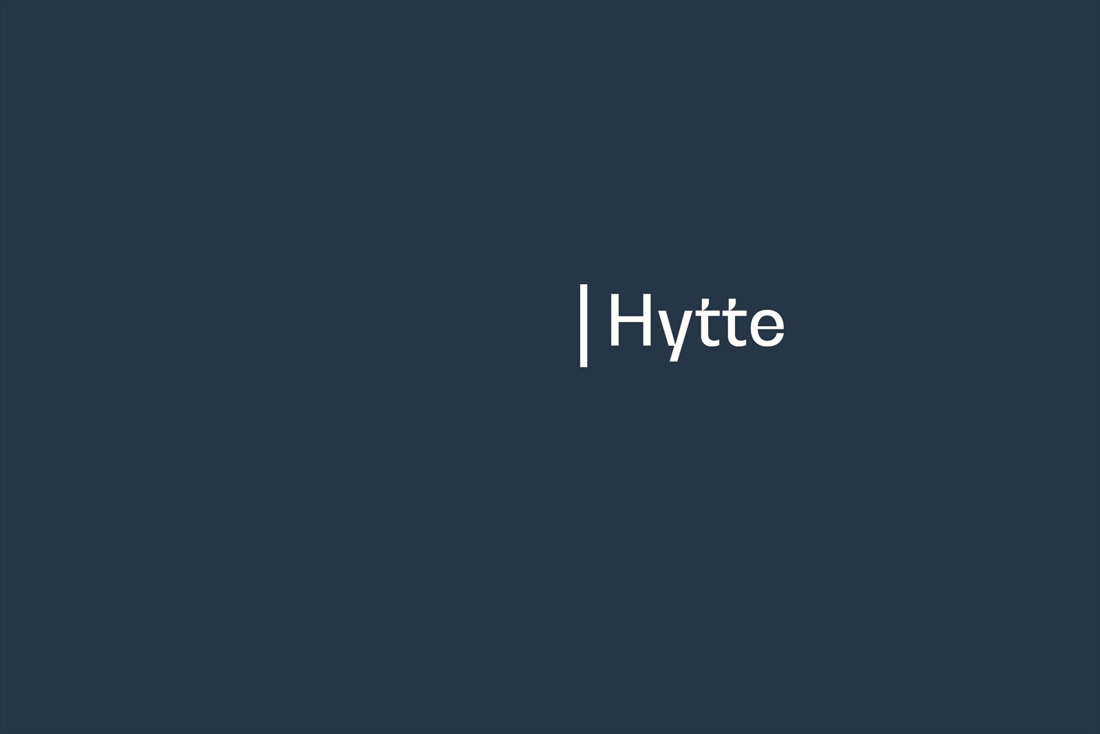 Hytte Galleribilde